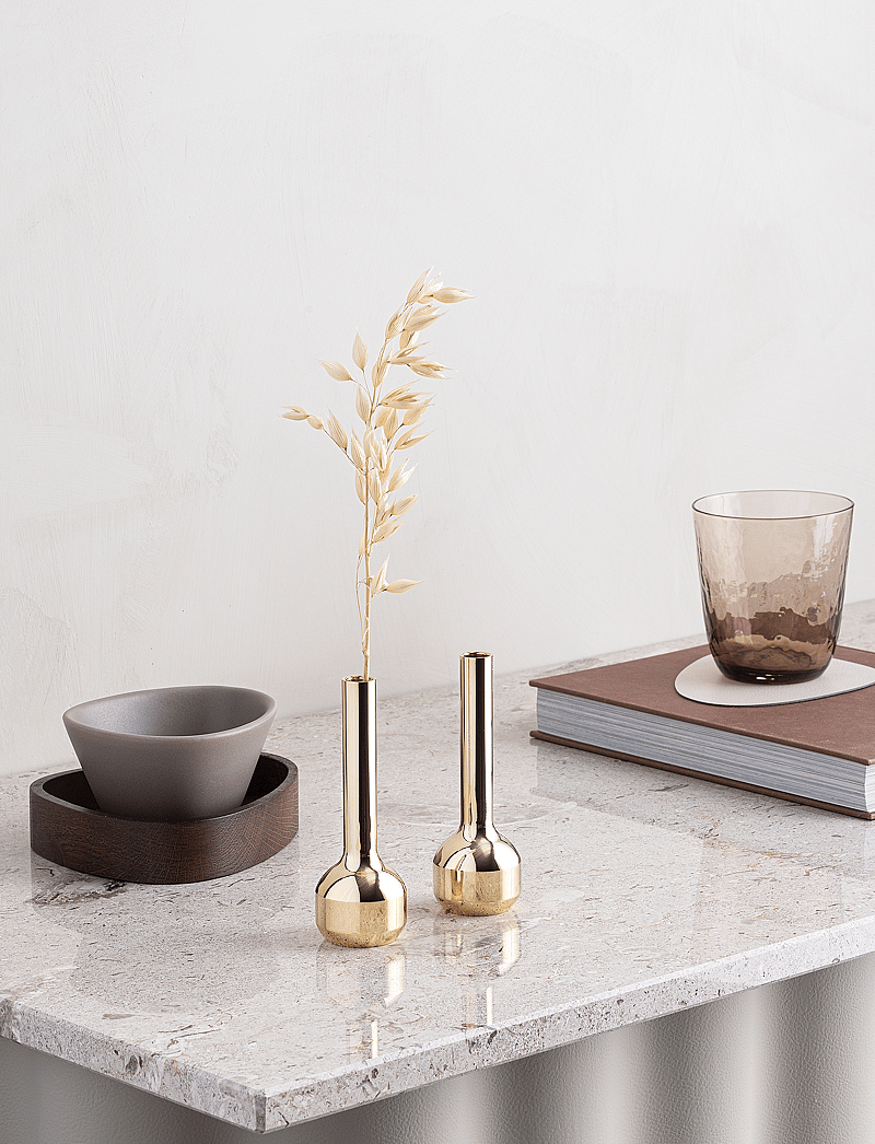 LIND DNA - Silhouette 120 Vase - gold - 2