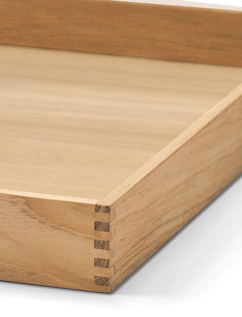 LIND DNA - Teak Tray Square Even - tabletts - herbal dust/teak - 4