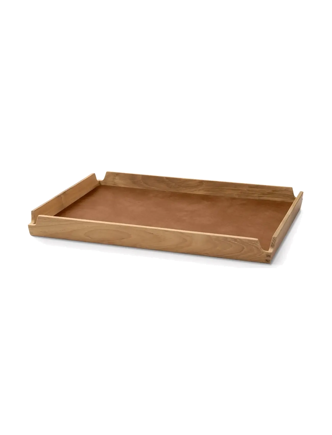 LIND DNA Teak Tray Square Airy Braun - 28.6X36.6X3.5 - Unisex
