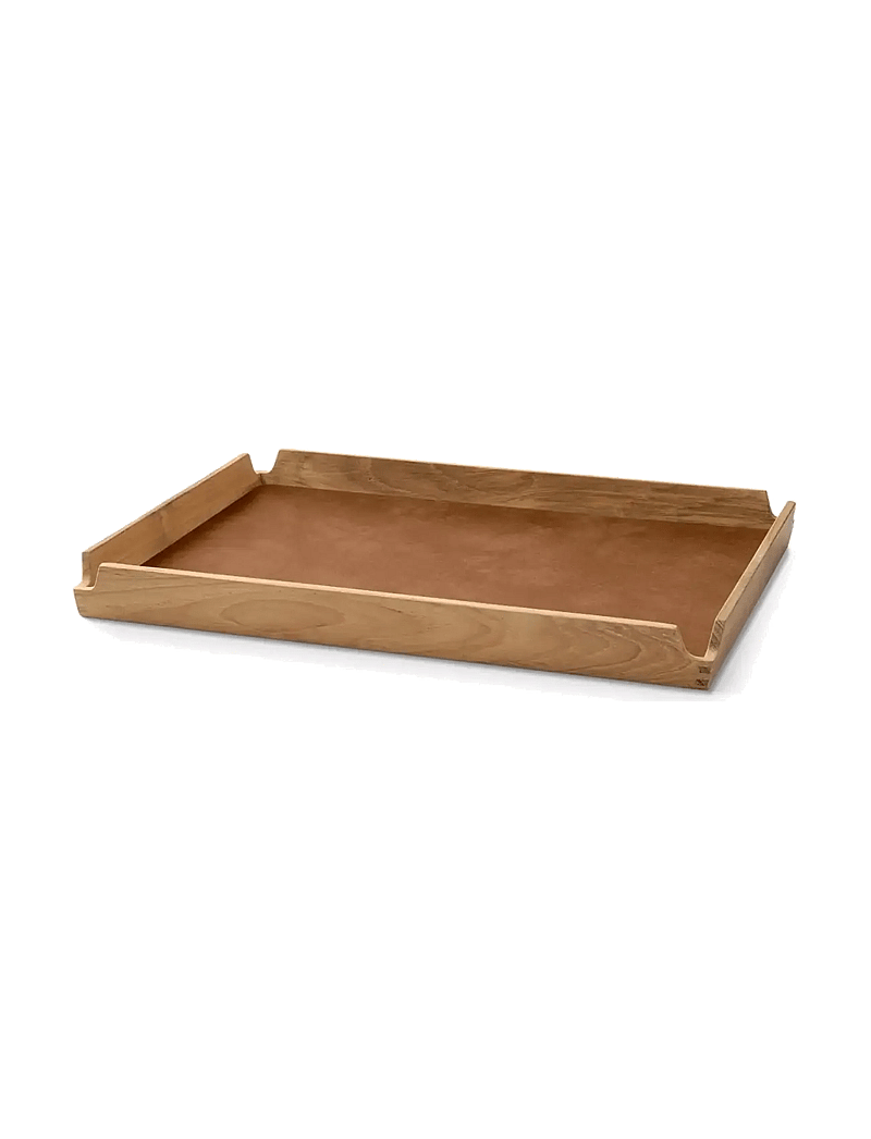 LIND DNA - Teak Tray Square Airy - tabletts - nature/teak - 0
