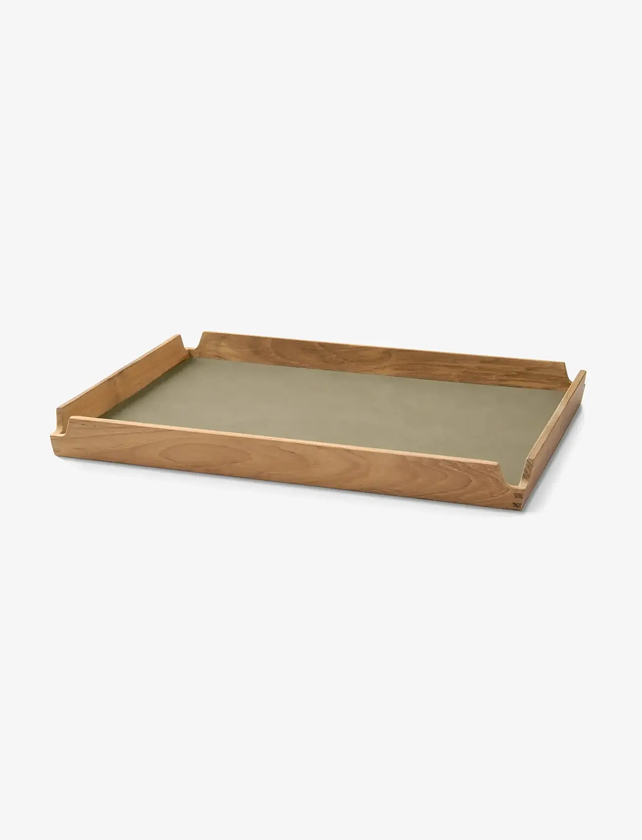 LIND DNA - Teak Tray Square Airy - geschenke unter chf 100 - herbal dust/teak - 0