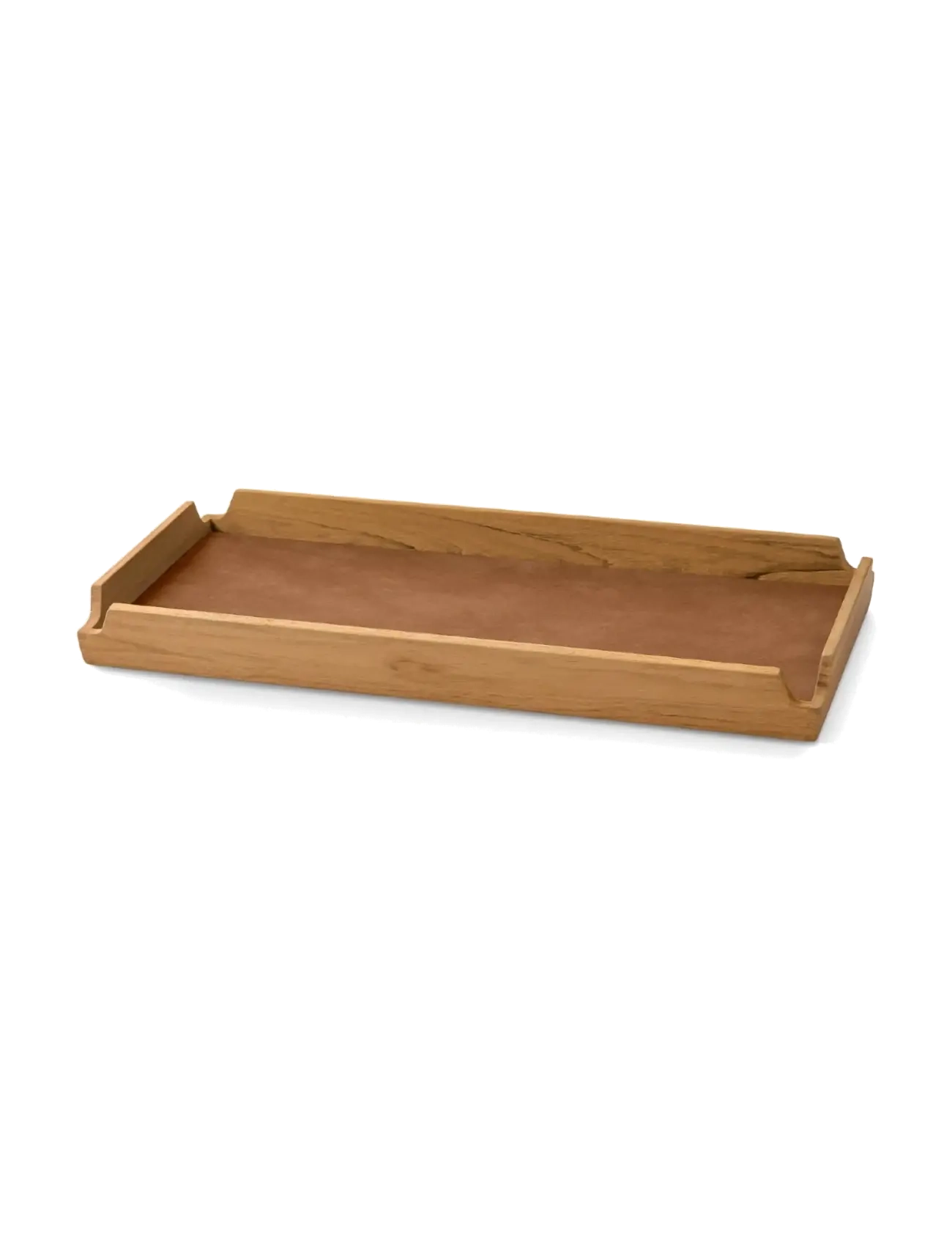 LIND DNA Teak Tray Square Slim Airy Nupo Nature/Teak Braun - 36.6X14.6X3.5CM - Unisex