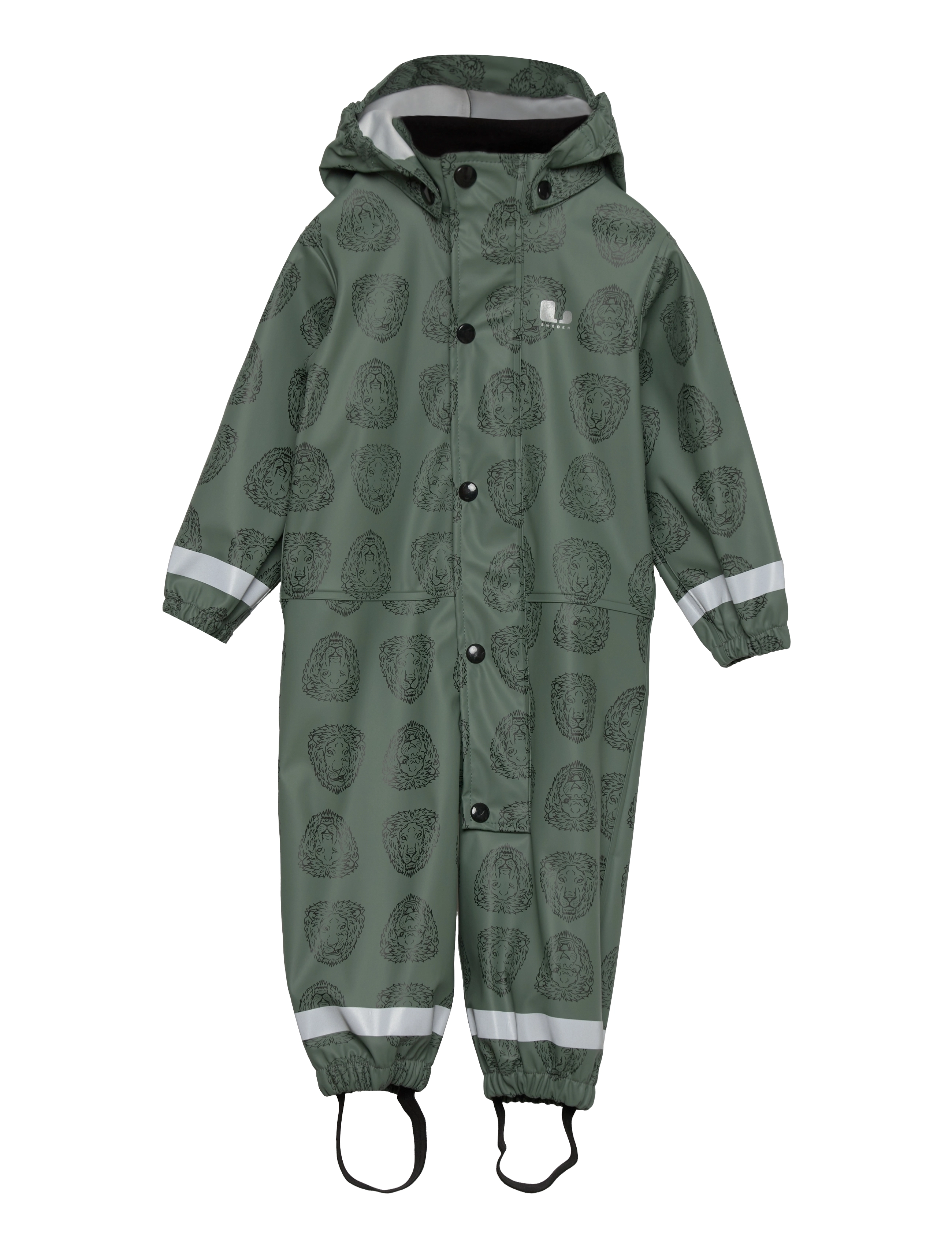 Lindberg Sweden - FORSHEM RAIN BABY OVERALL - green/black - 0