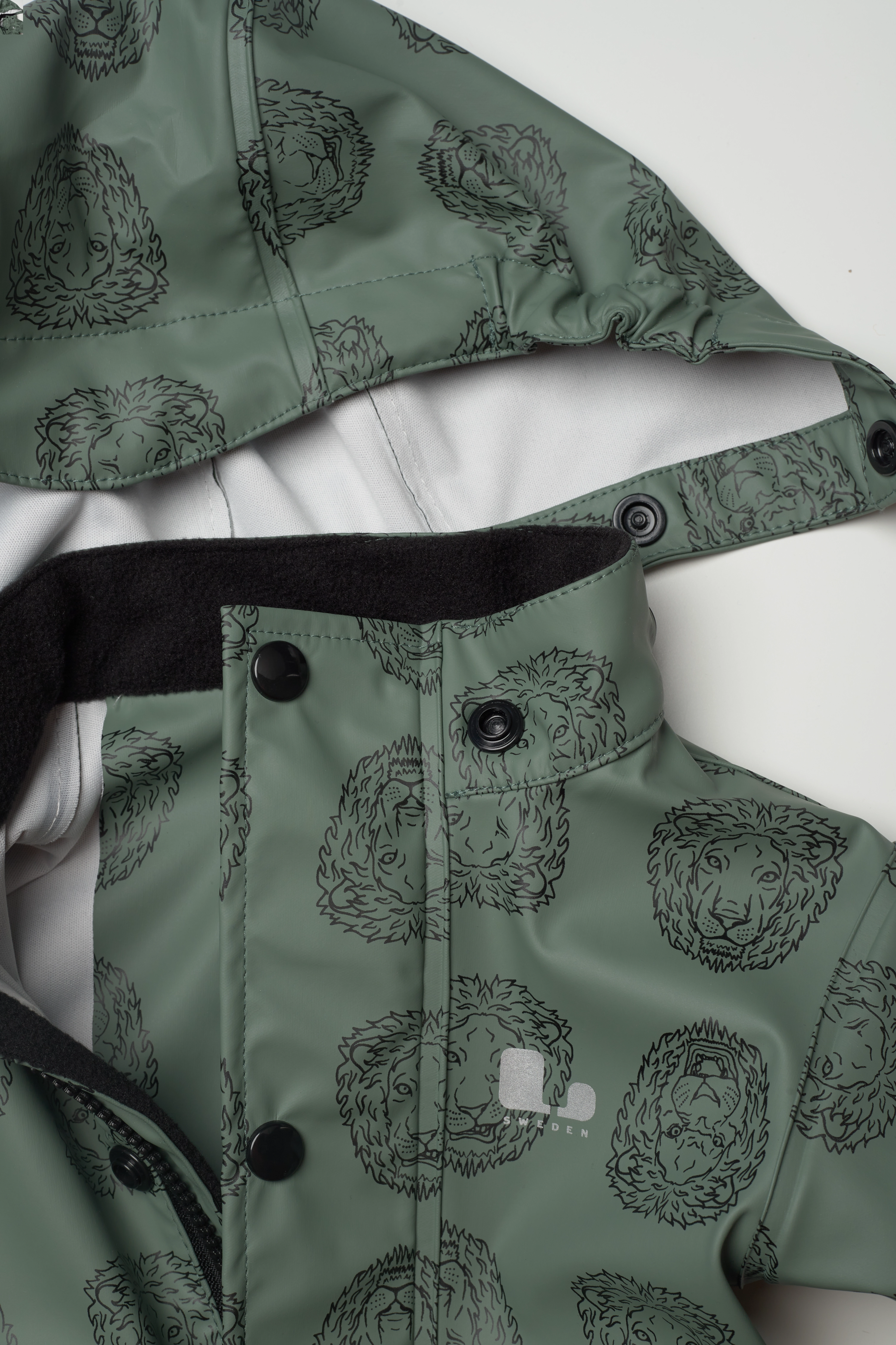 Lindberg Sweden - FORSHEM RAIN BABY OVERALL - green/black - 3