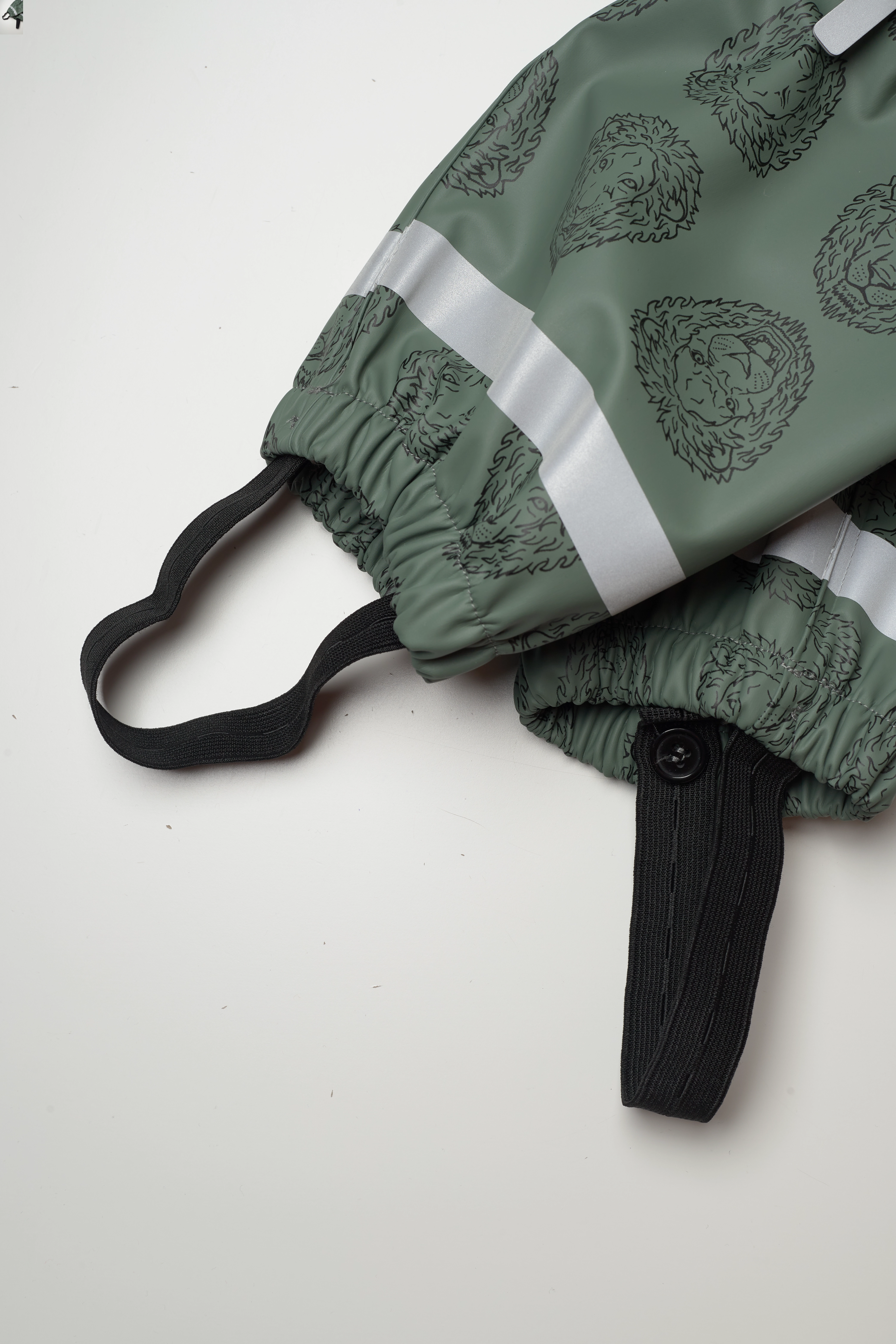 Lindberg Sweden - FORSHEM RAIN BABY OVERALL - green/black - 5