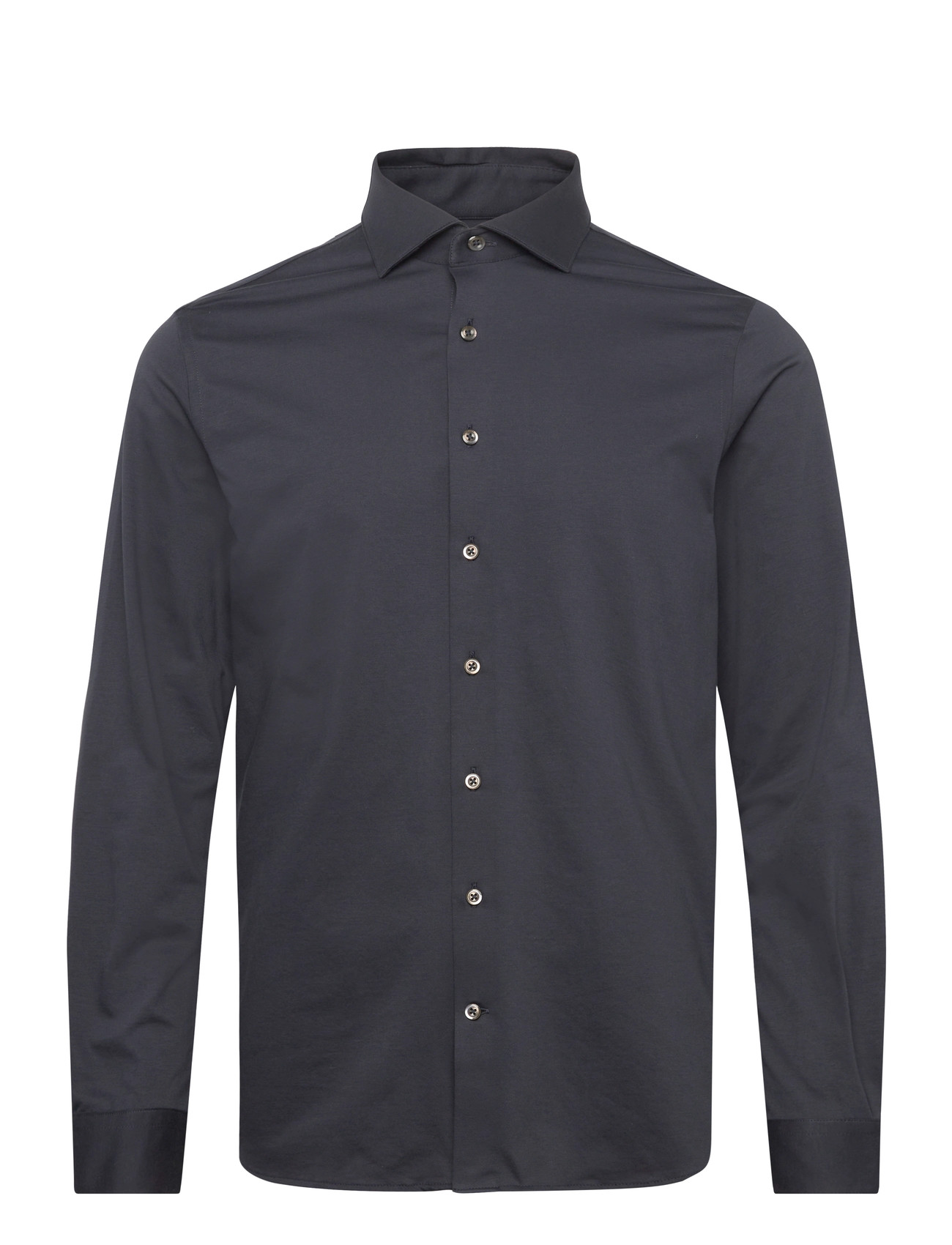 Lindbergh Black Superflex Knitted Shirt L/S - - S 7