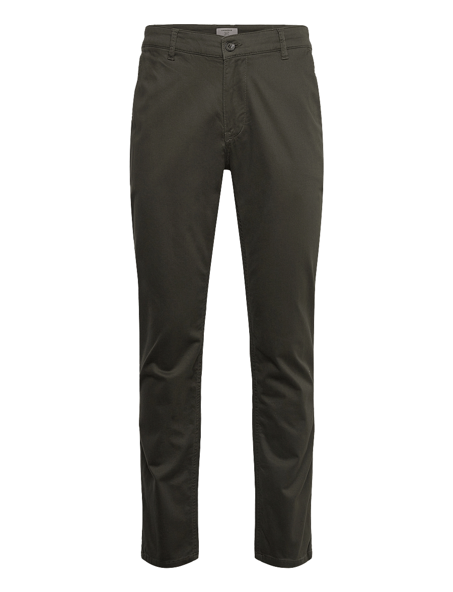 Lindbergh Black - 1927: Cashmere touch superflex chino pants - chinos - army - 1
