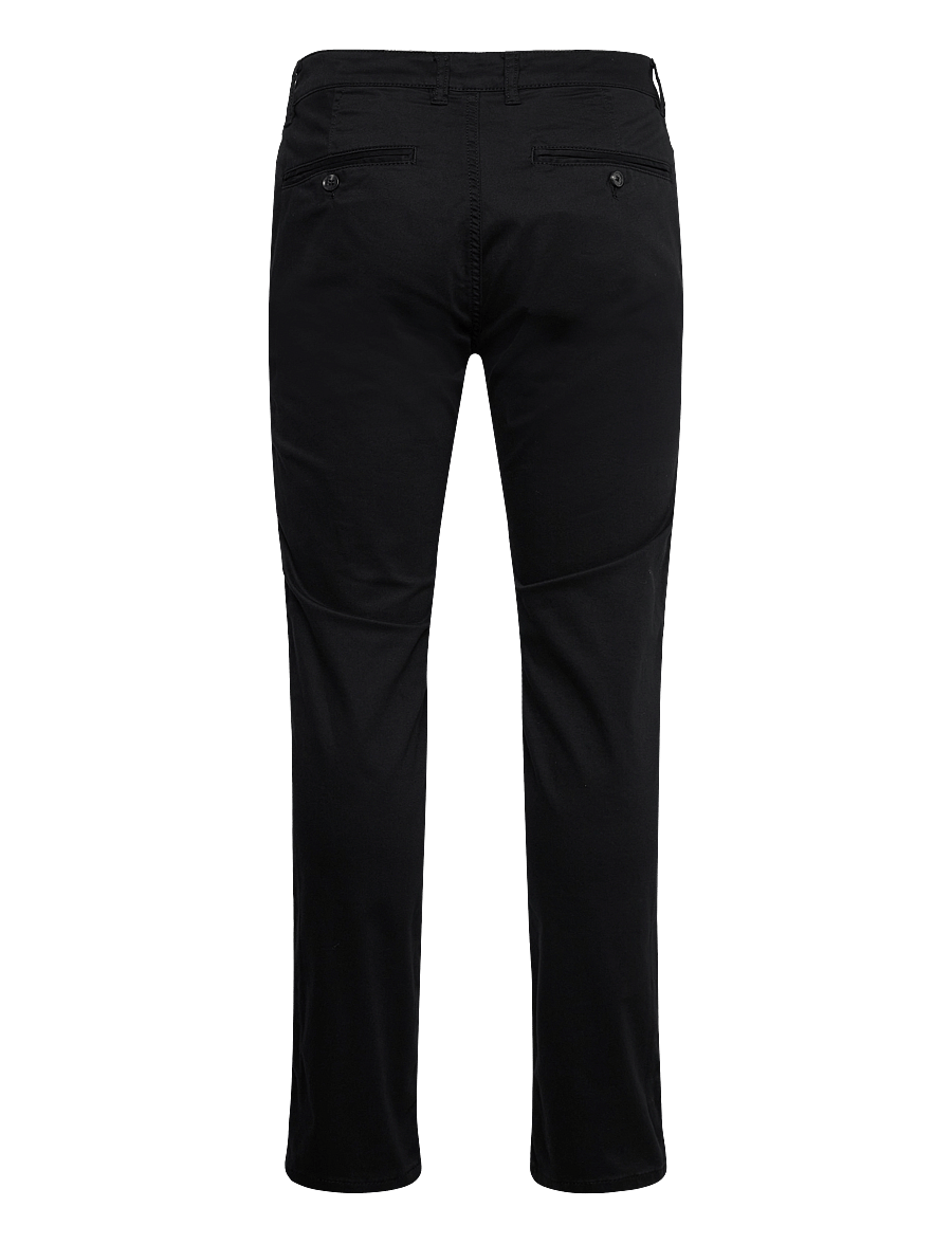 Lindbergh Black - 1927: Cashmere touch superflex chino pants - chinot - black - 2
