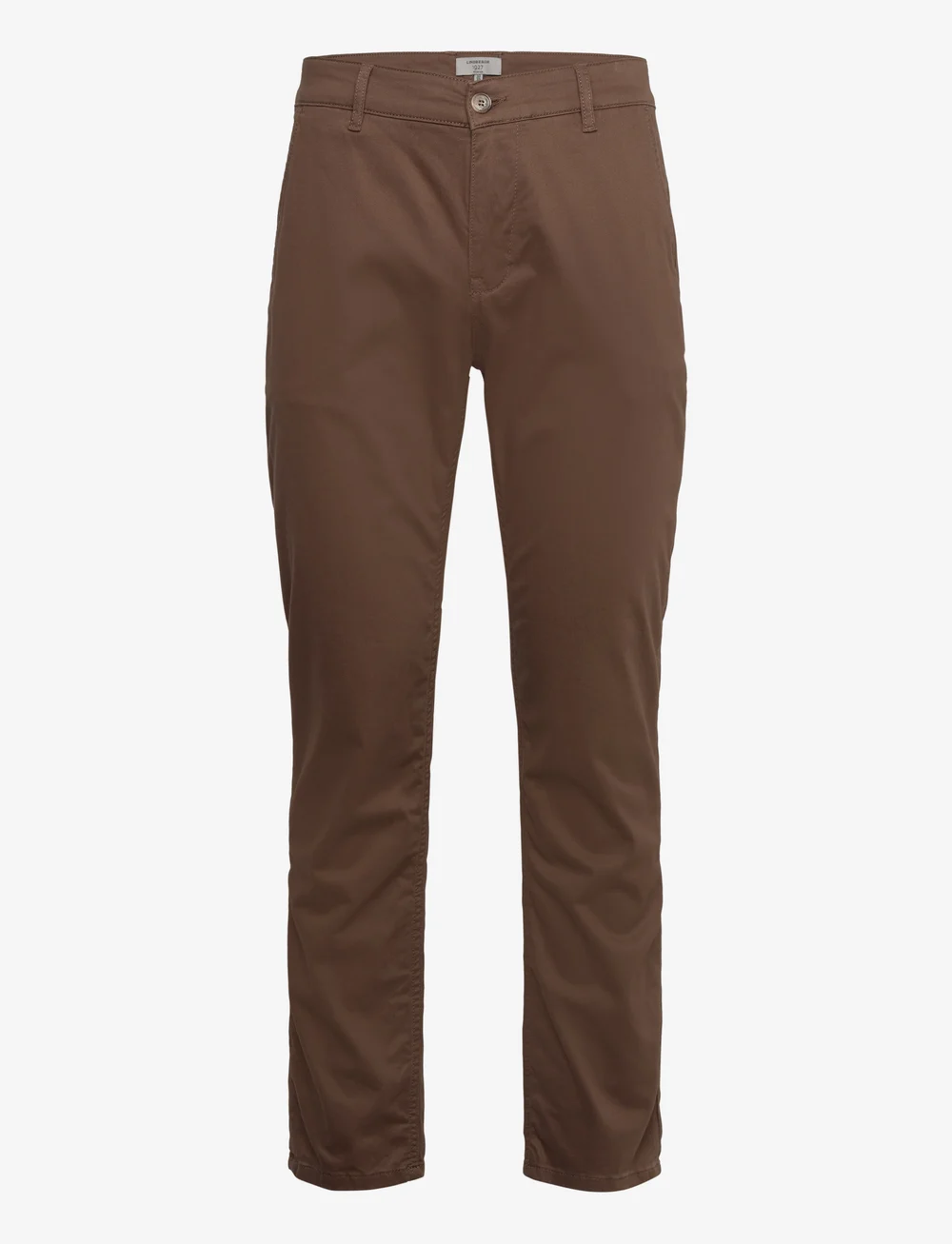 Lindbergh Black - 1927: Cashmere touch superflex chi - chinos - dk brown - 1