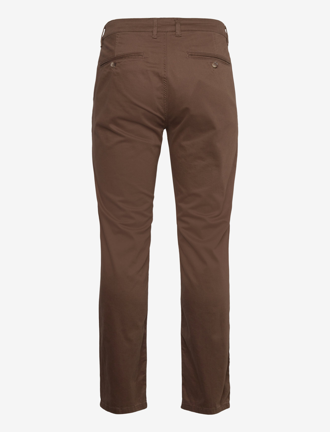 Lindbergh Black - 1927: Cashmere touch superflex chino pants - chinos - dk brown - 2