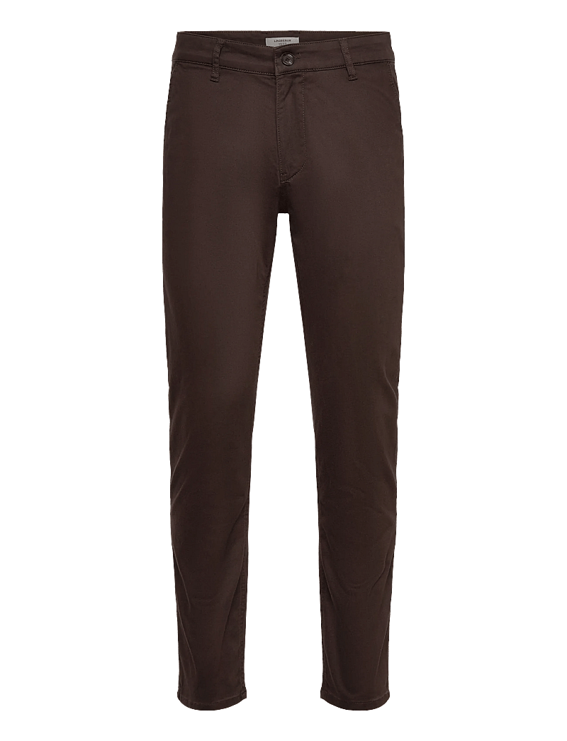 Lindbergh Black - 1927: Cashmere touch superflex chi - chinos - dk chocolate - 1