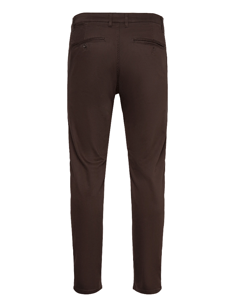 Lindbergh Black - 1927: Cashmere touch superflex chi - chinos - dk chocolate - 2