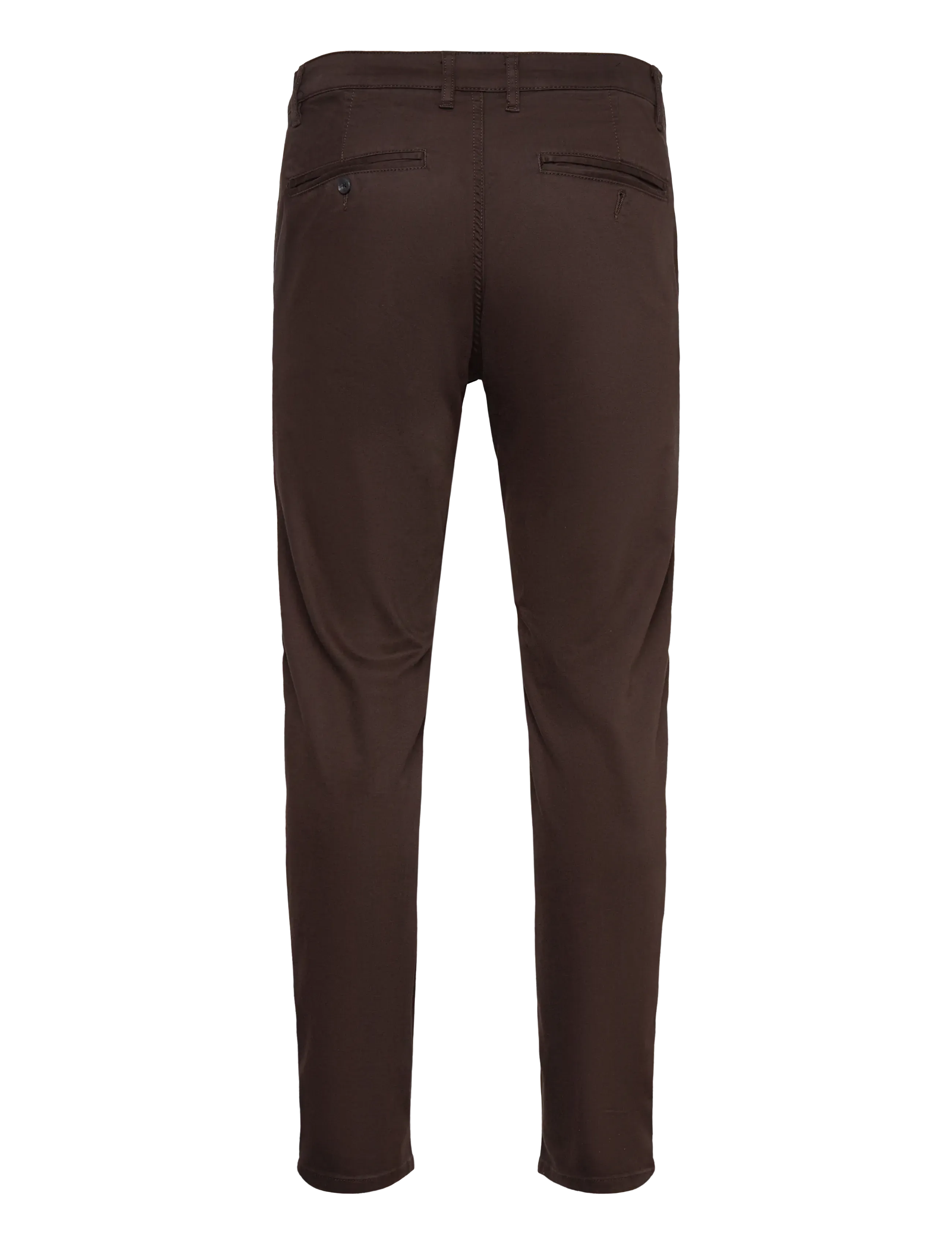 Lindbergh Black - 1927: Cashmere touch superflex chino pants - chino-püksid - dk chocolate - 2