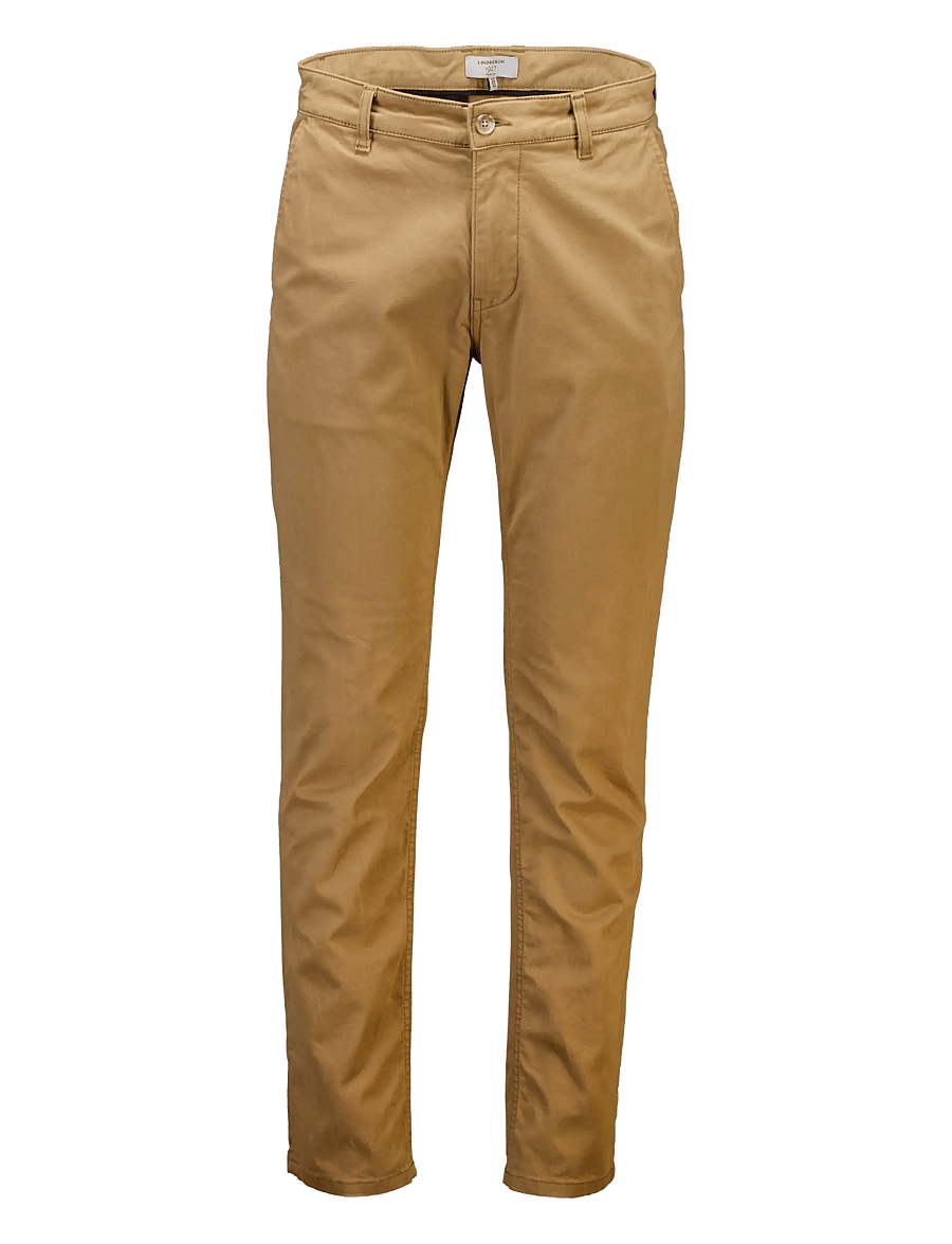 Lindbergh Black - 1927: Cashmere touch superflex chino pants - chinos - dk dusty sand - 1