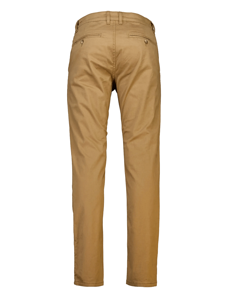 Lindbergh Black - 1927: Cashmere touch superflex chino pants - chinos - dk dusty sand - 2