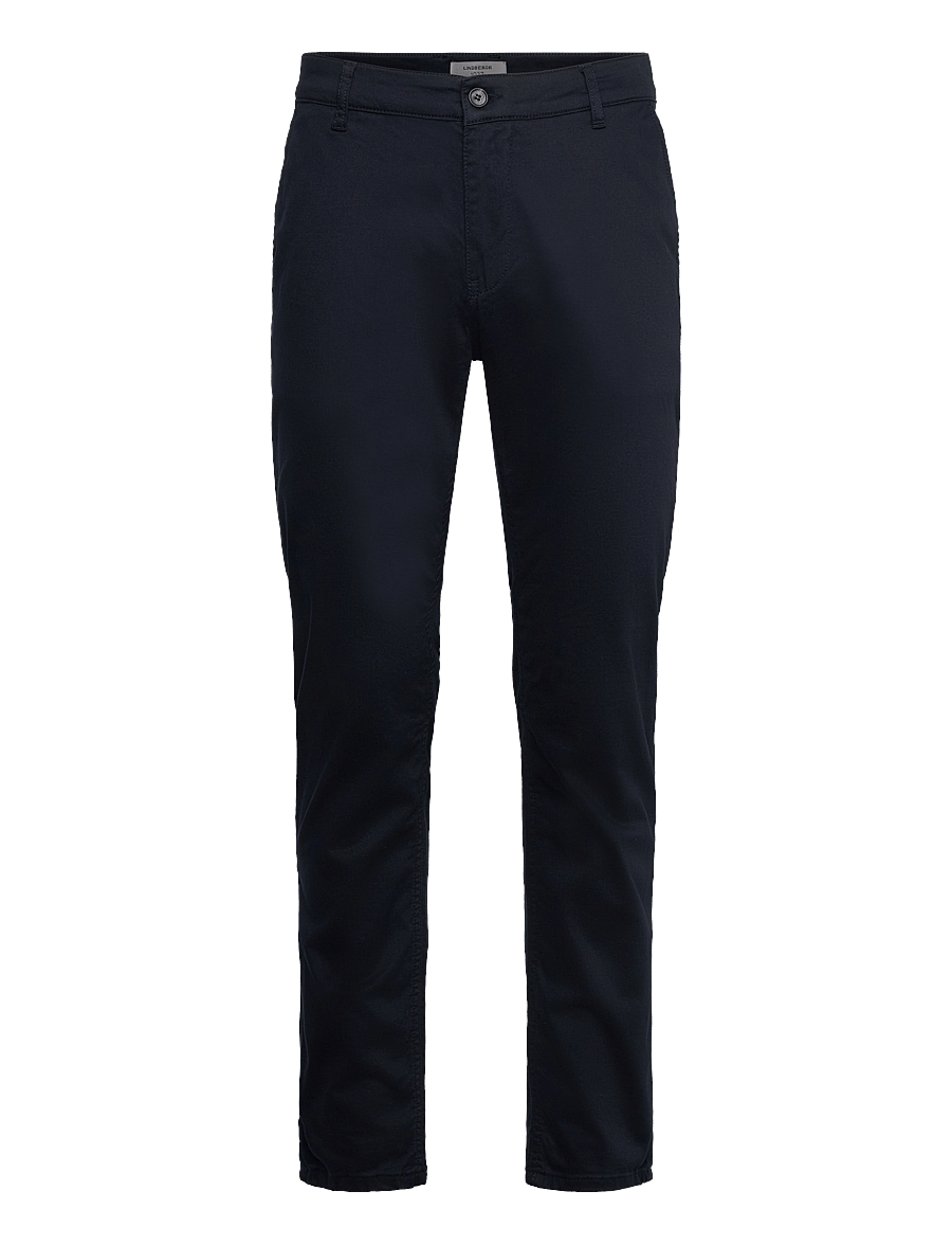 Lindbergh Black - 1927: Cashmere touch superflex chino pants - chinos - dk navy - 1