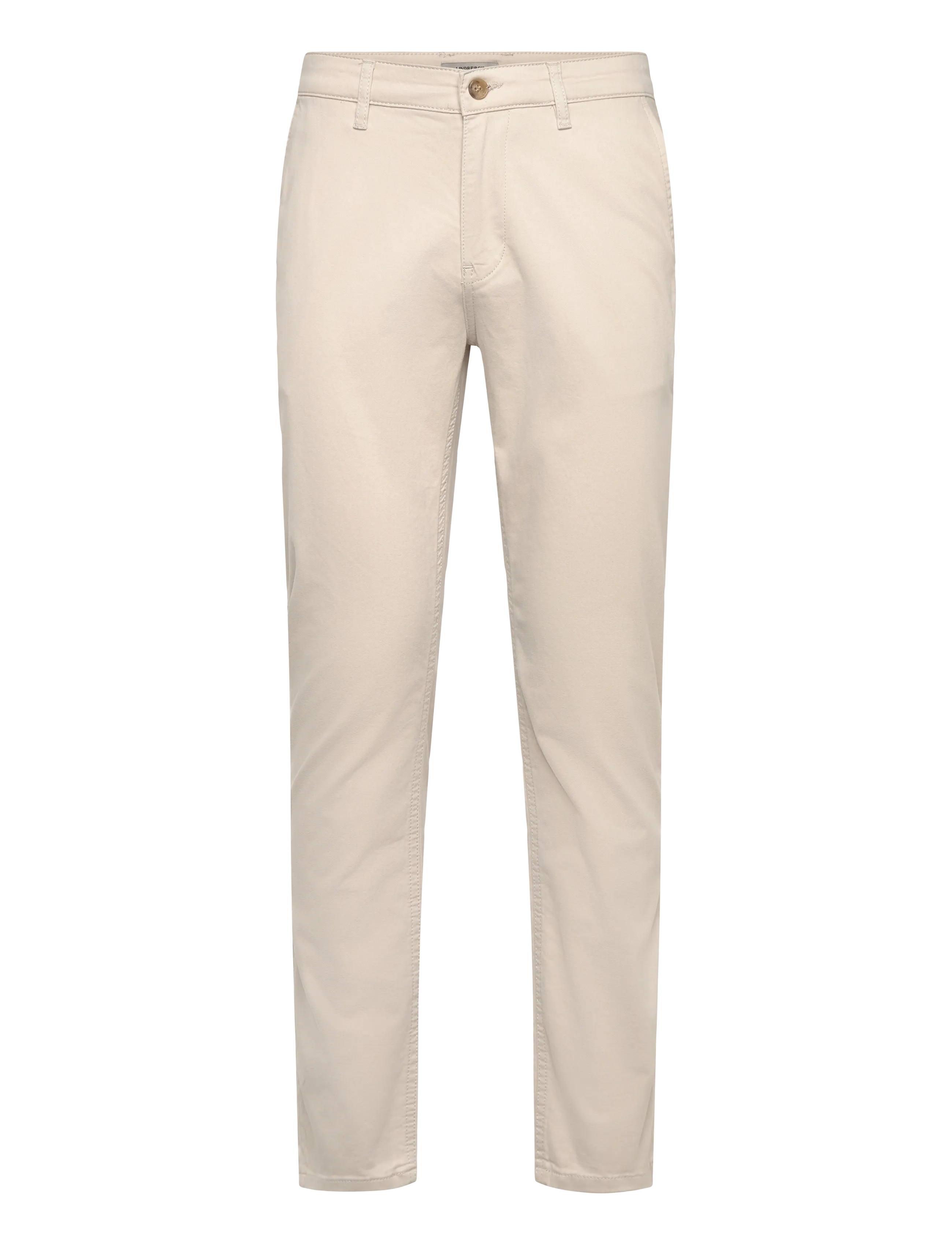 LINDBERGH Schwarz 1927: Cashmere Touch Superflex Chino Hosen Cream - 33x34 - Herren