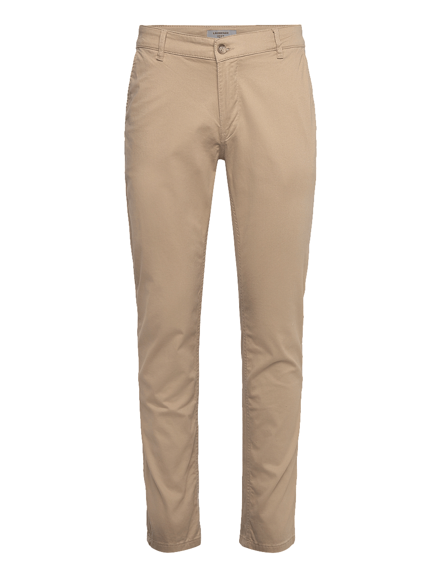 Lindbergh Black - 1927: Cashmere touch superflex chino pants - chino's - sand - 1