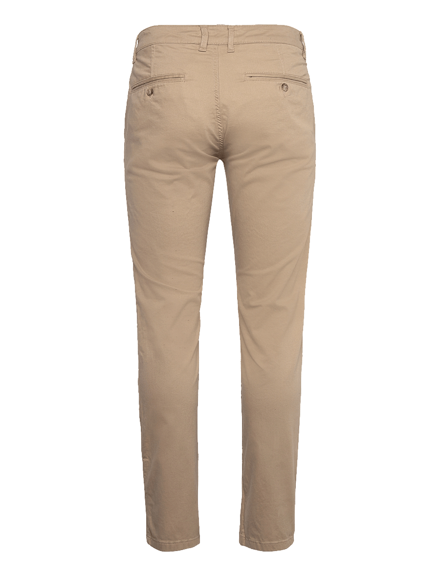 Lindbergh Black - 1927: Cashmere touch superflex chino pants - chino's - sand - 2