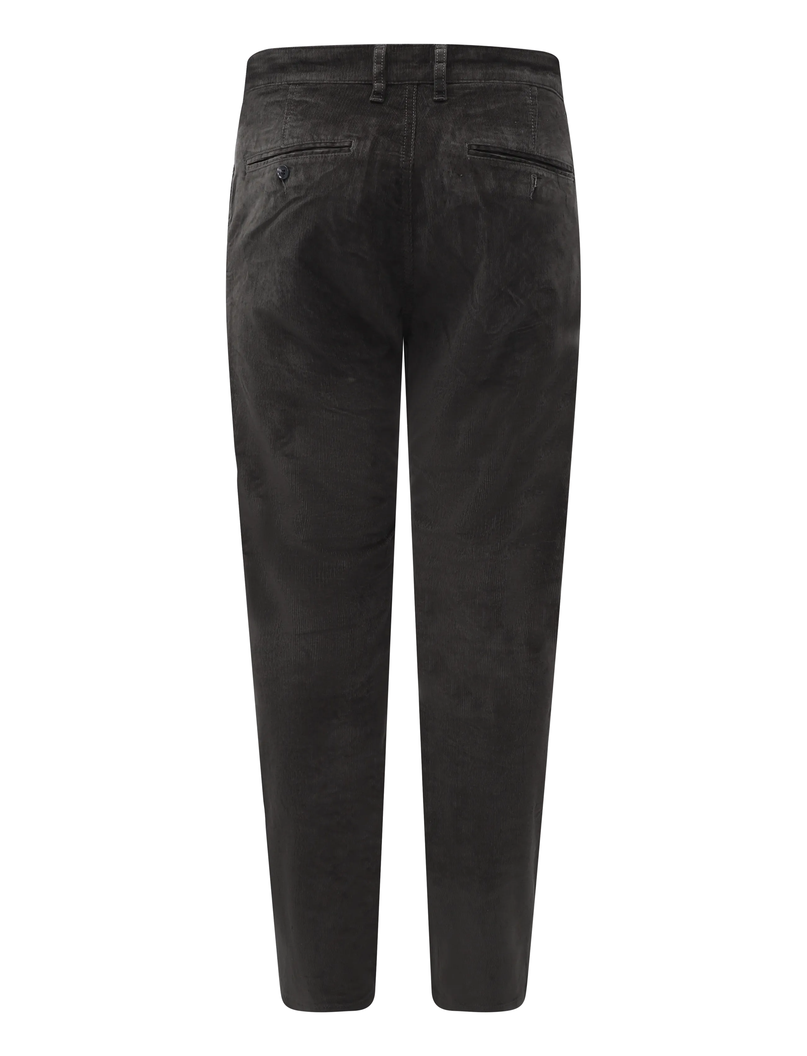 Lindbergh Black - 1927: Superflex cashmere touch chino corduroy pants - chinos - black olive - 1
