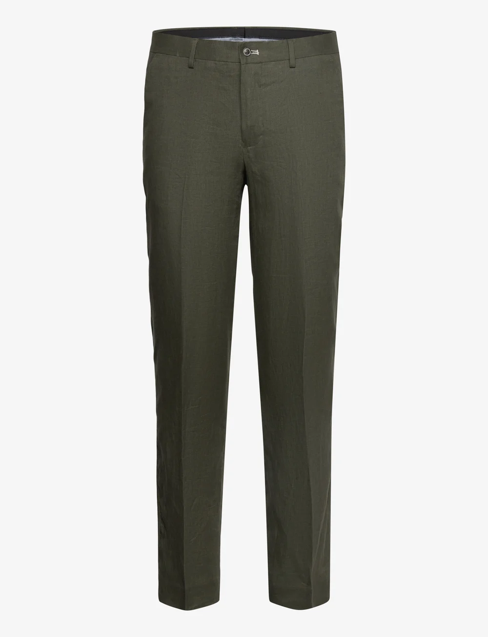 Lindbergh Black - Linen pants - linne kostymbyxor - green mel - 0