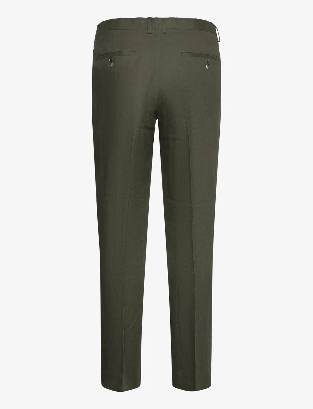 Lindbergh Black - Linen pants - linne kostymbyxor - green mel - 1