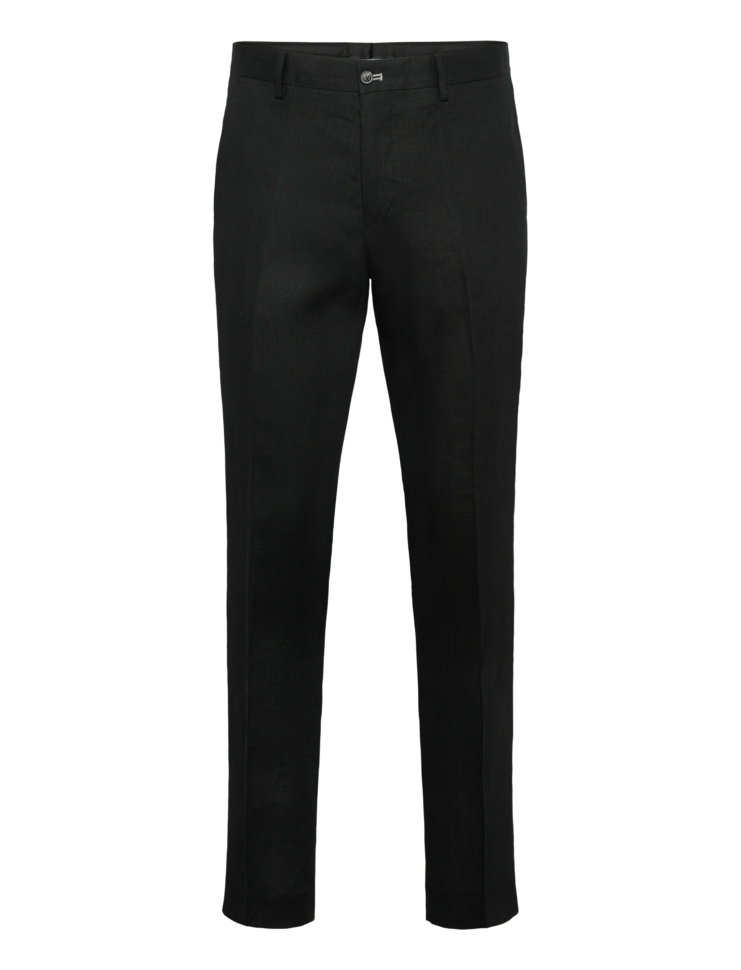 LINDBERGH Schwarz Linen Hosen Schwarz - 58 - Herren