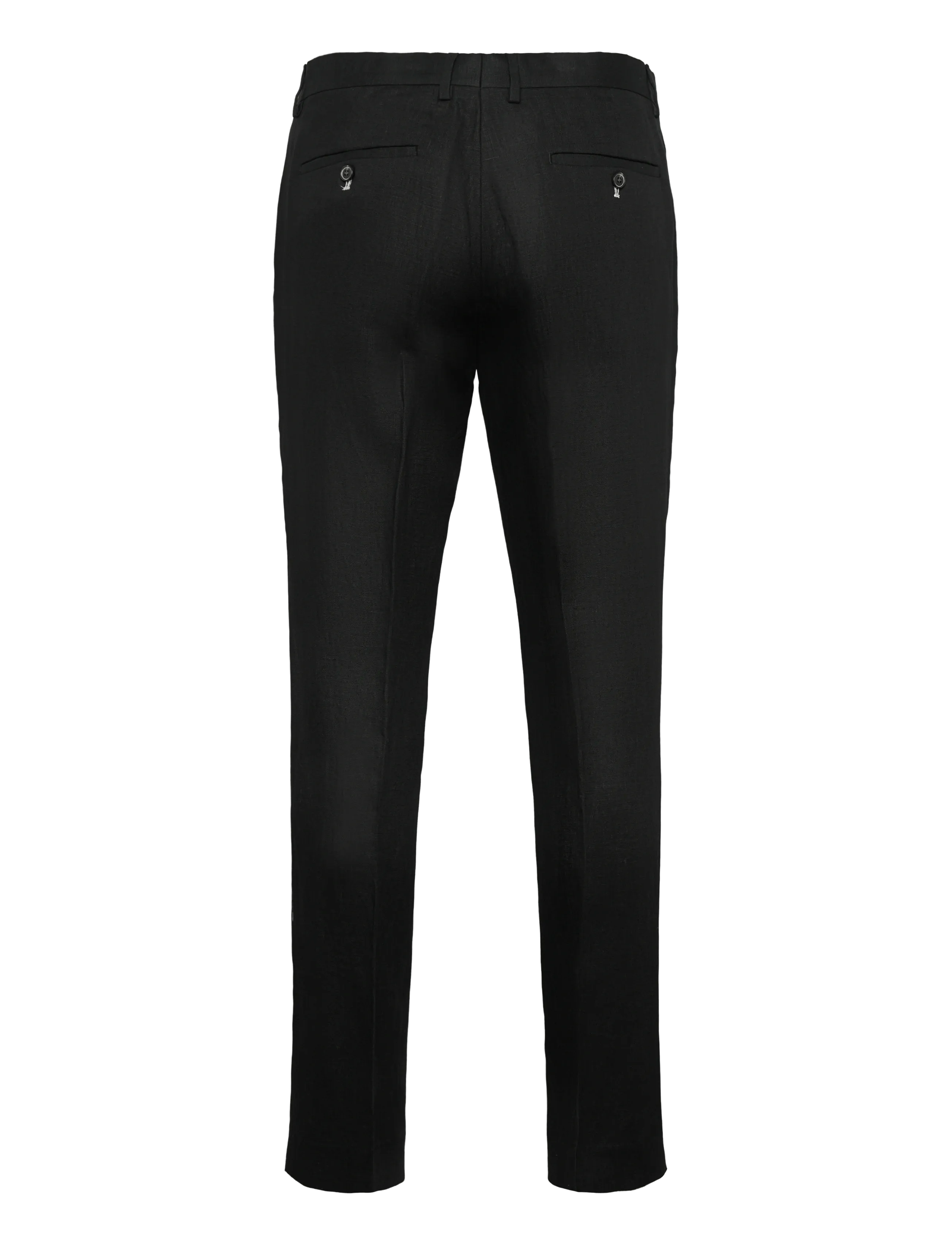 Lindbergh Black - Linen pants - linen suit trousers - black - 1