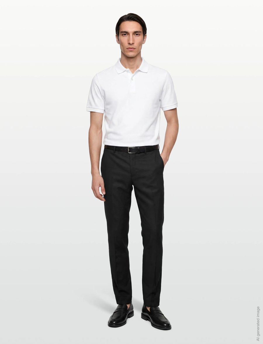 Lindbergh Black - Linen pants - leinenanzughosen - black - 0
