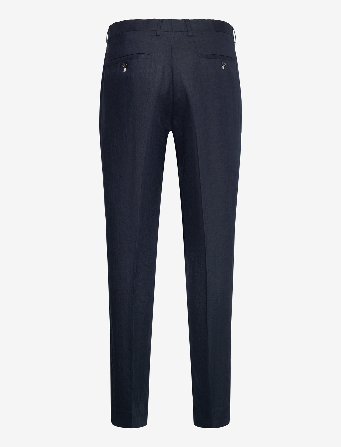 Lindbergh Black - Linen pants - jakkesætbukser i hør - dk blue - 1