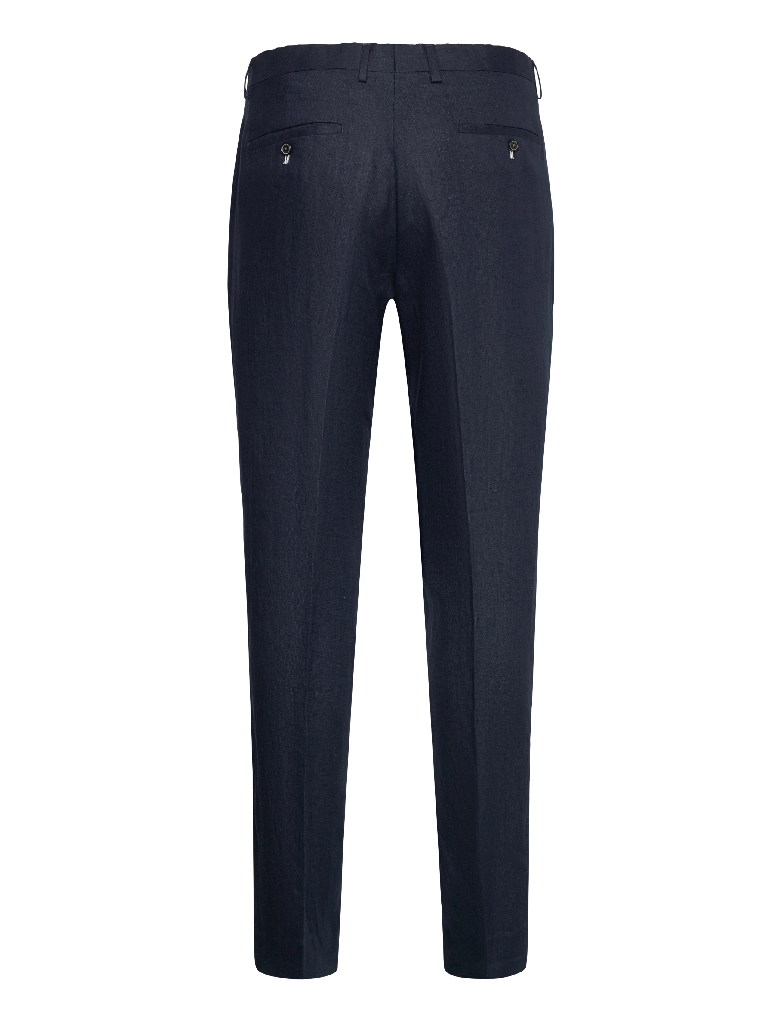 Lindbergh Black - Linen pants - linased ülikonnapüksid - dk blue - 1