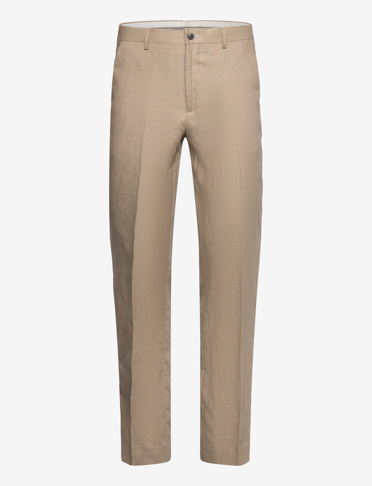 Lindbergh Black - Linen pants - jakkesætbukser i hør - sand - 1
