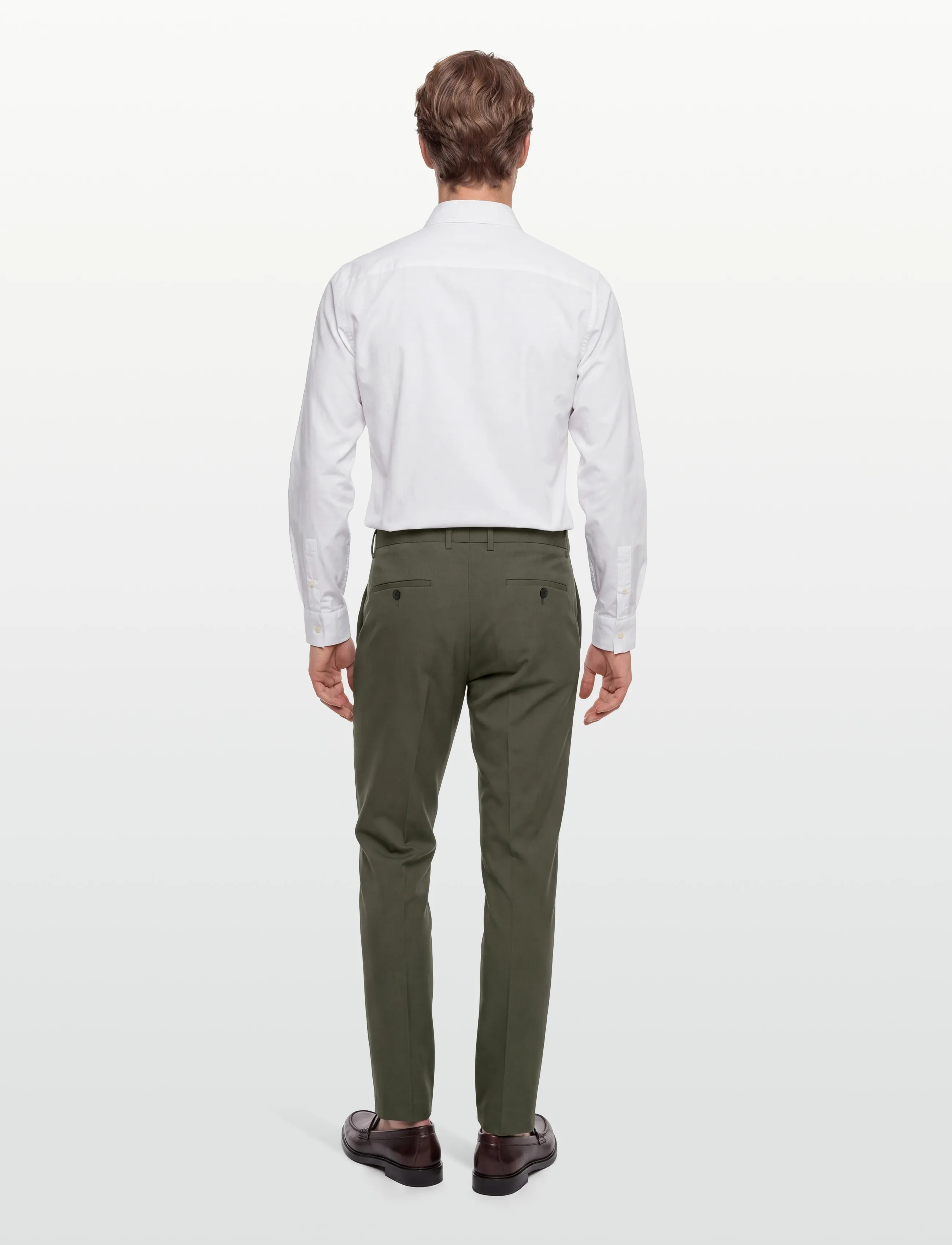 Lindbergh Black - Superflex Pants - puvunhousut - army - 4