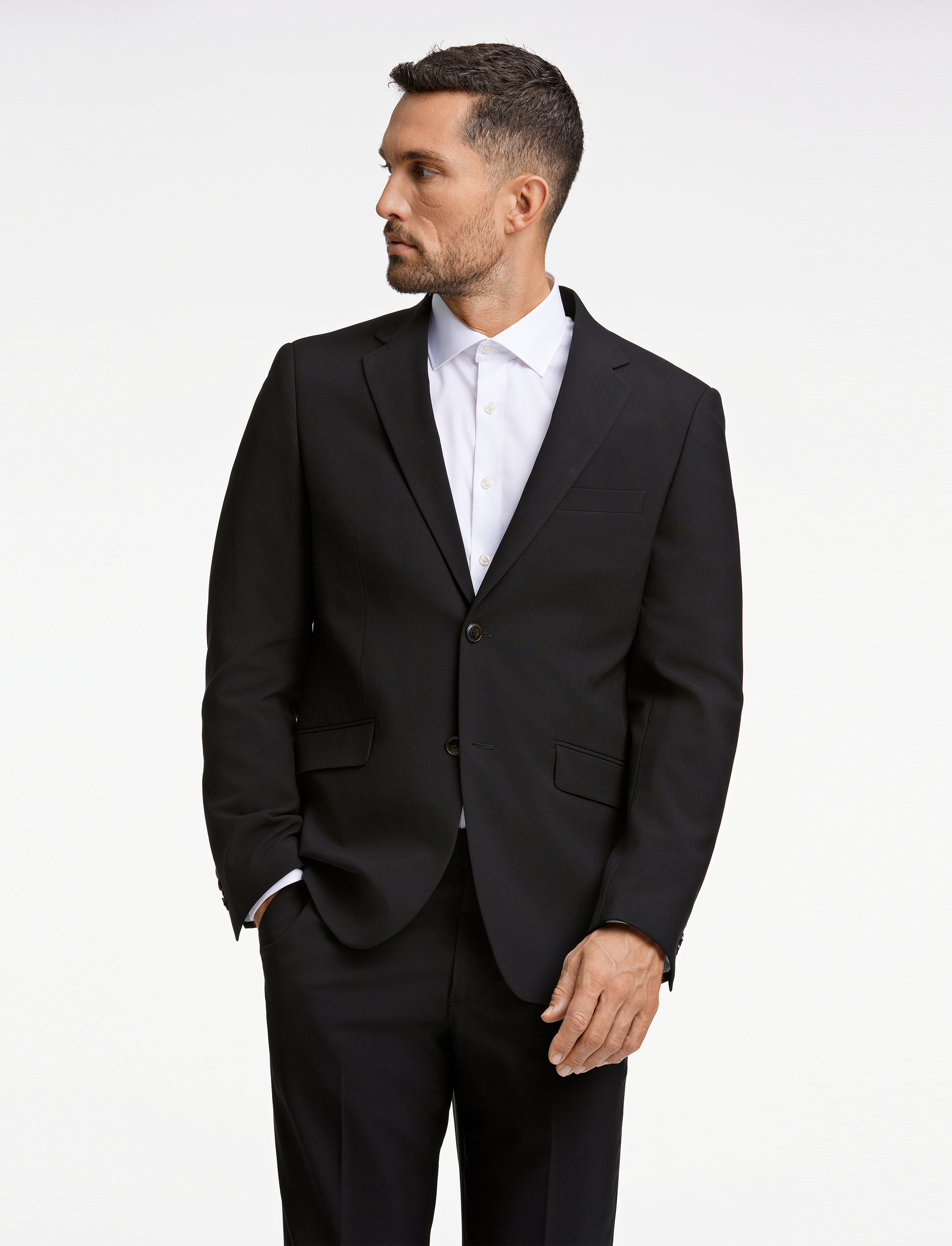 Lindbergh Black - Superflex Pants - mænd - black - 4