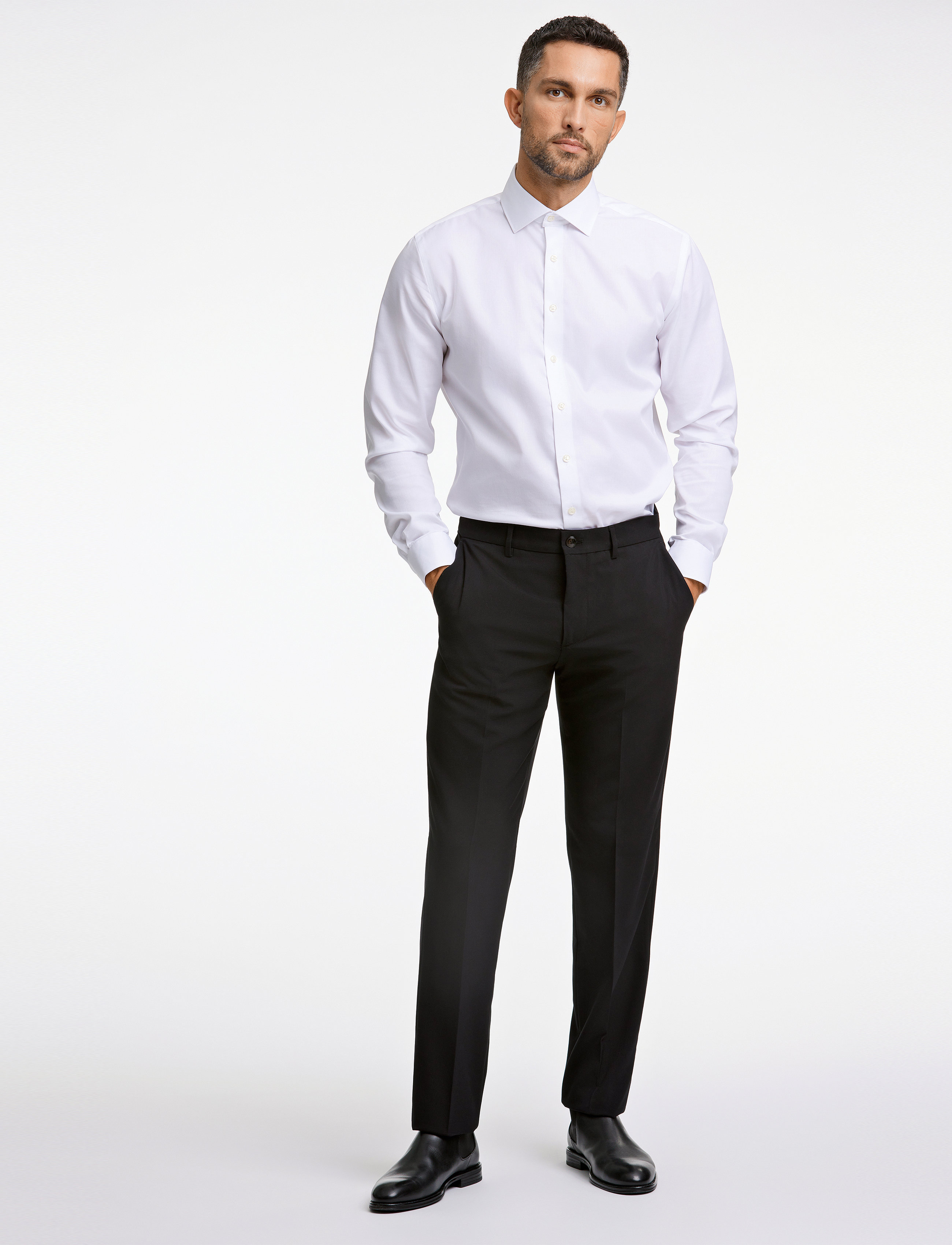 Lindbergh Black - Superflex Pants - mænd - black - 5