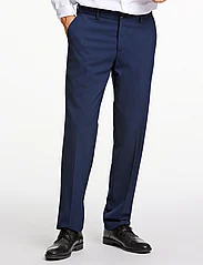 Lindbergh Black - Superflex Pants - suit trousers - dk blue mel - 0