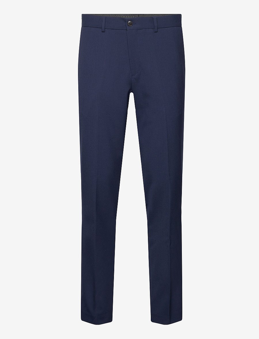 Lindbergh Black - Superflex Pants - Ülikonnapüksid - dk blue mel - 1