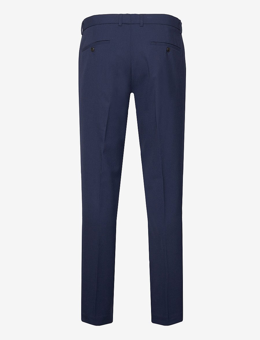Lindbergh Black - Superflex Pants - Ülikonnapüksid - dk blue mel - 2