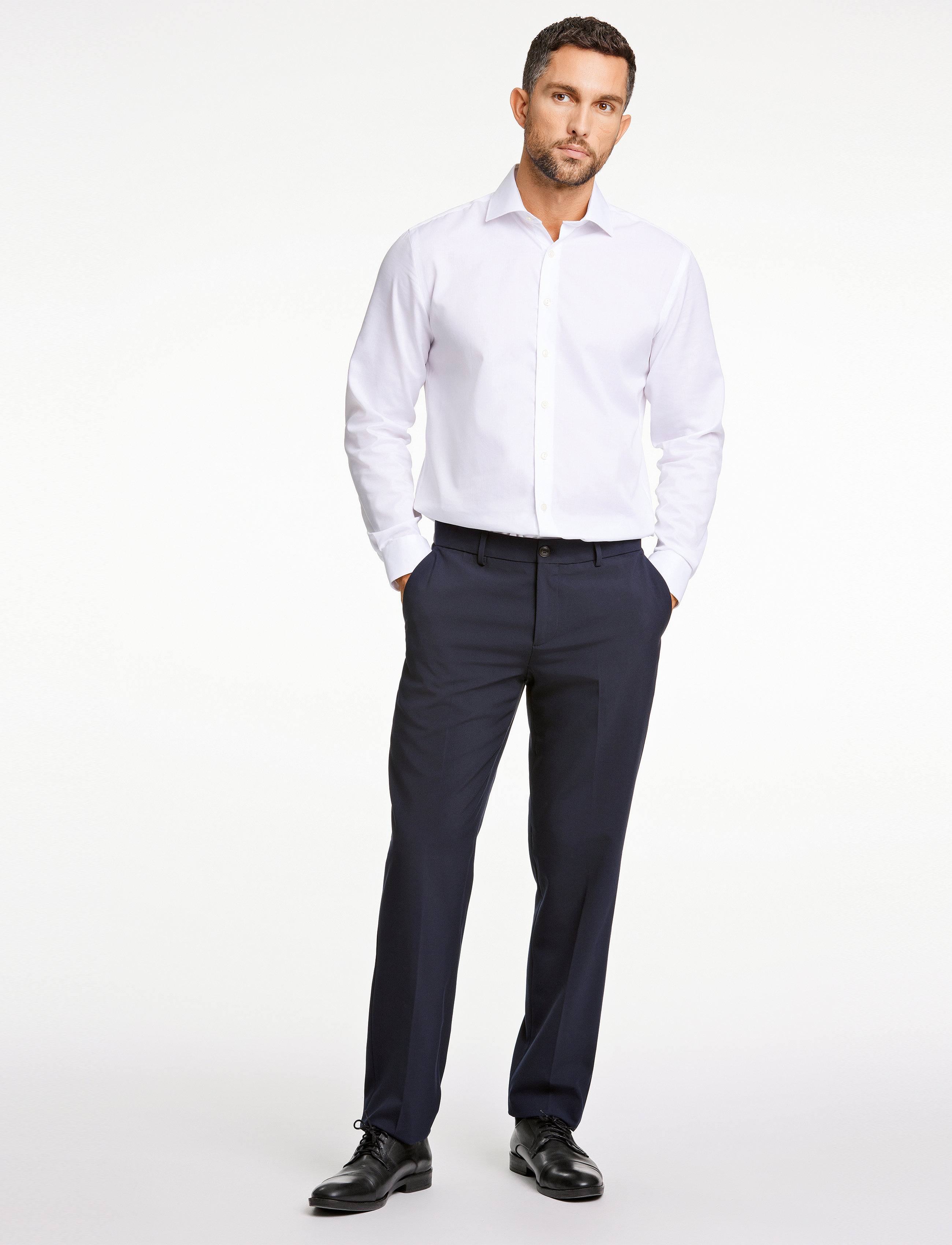 Lindbergh Black - Superflex Pants - mænd - navy - 4