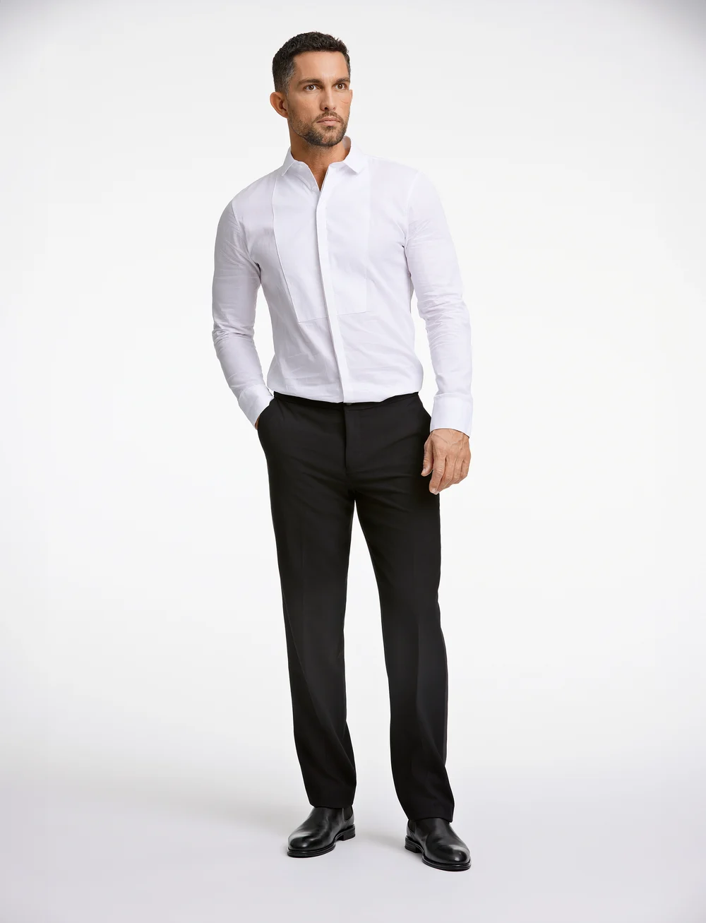 Lindbergh Black - Tuxedo pants - suit trousers - black - 4