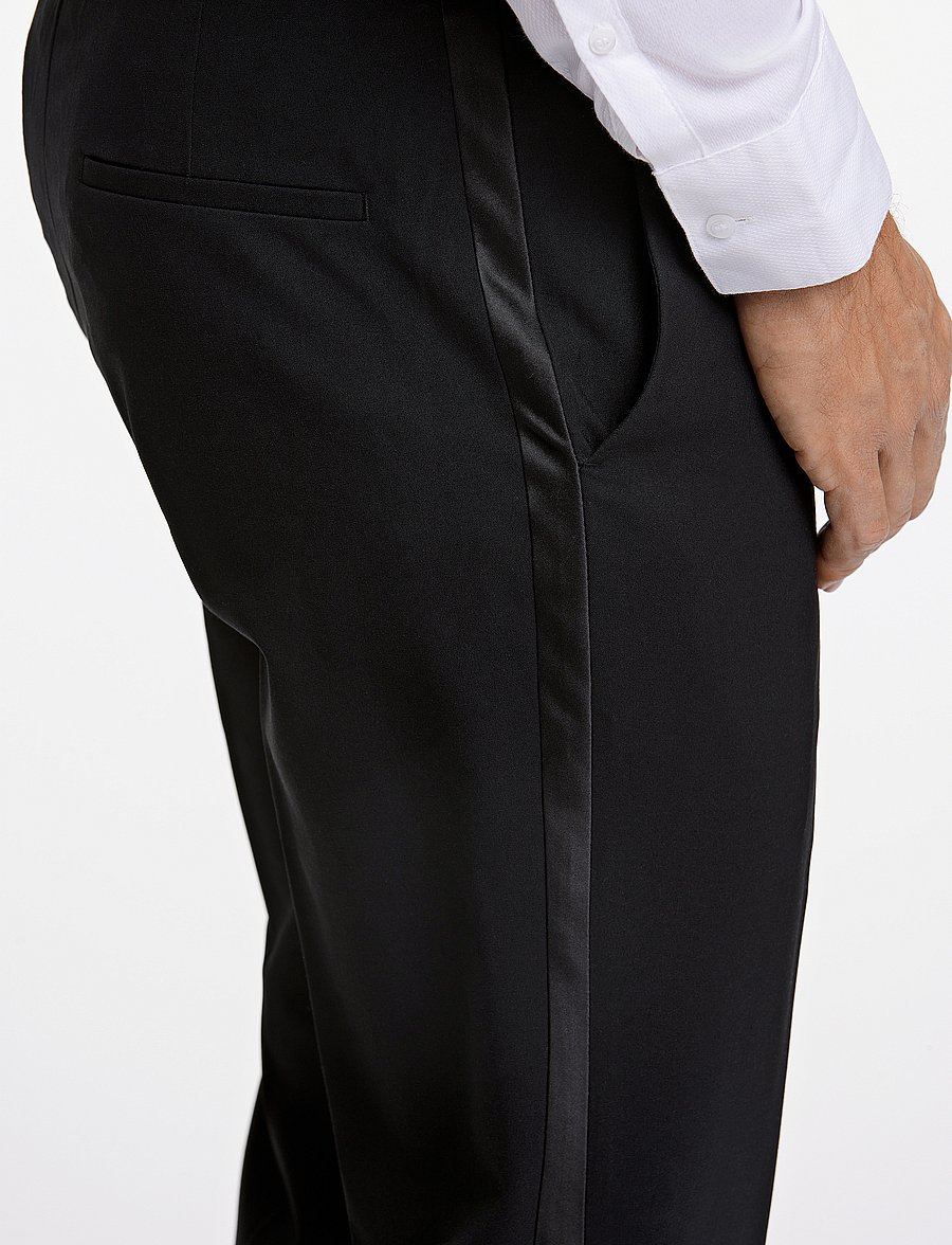 Lindbergh Black - Tuxedo pants - anzugshosen - black - 5