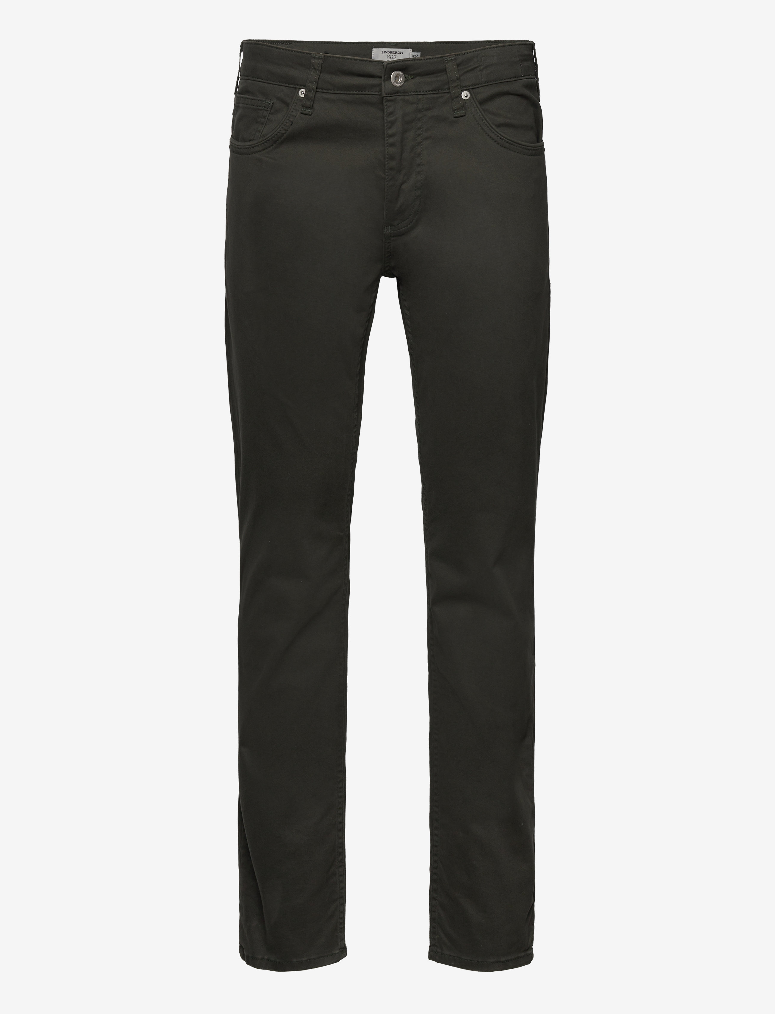 LINDBERGH Schwarz 1927: Superflex 5 Pocket Cashmere Touch Hosen Khaki - 40x32 - Herren