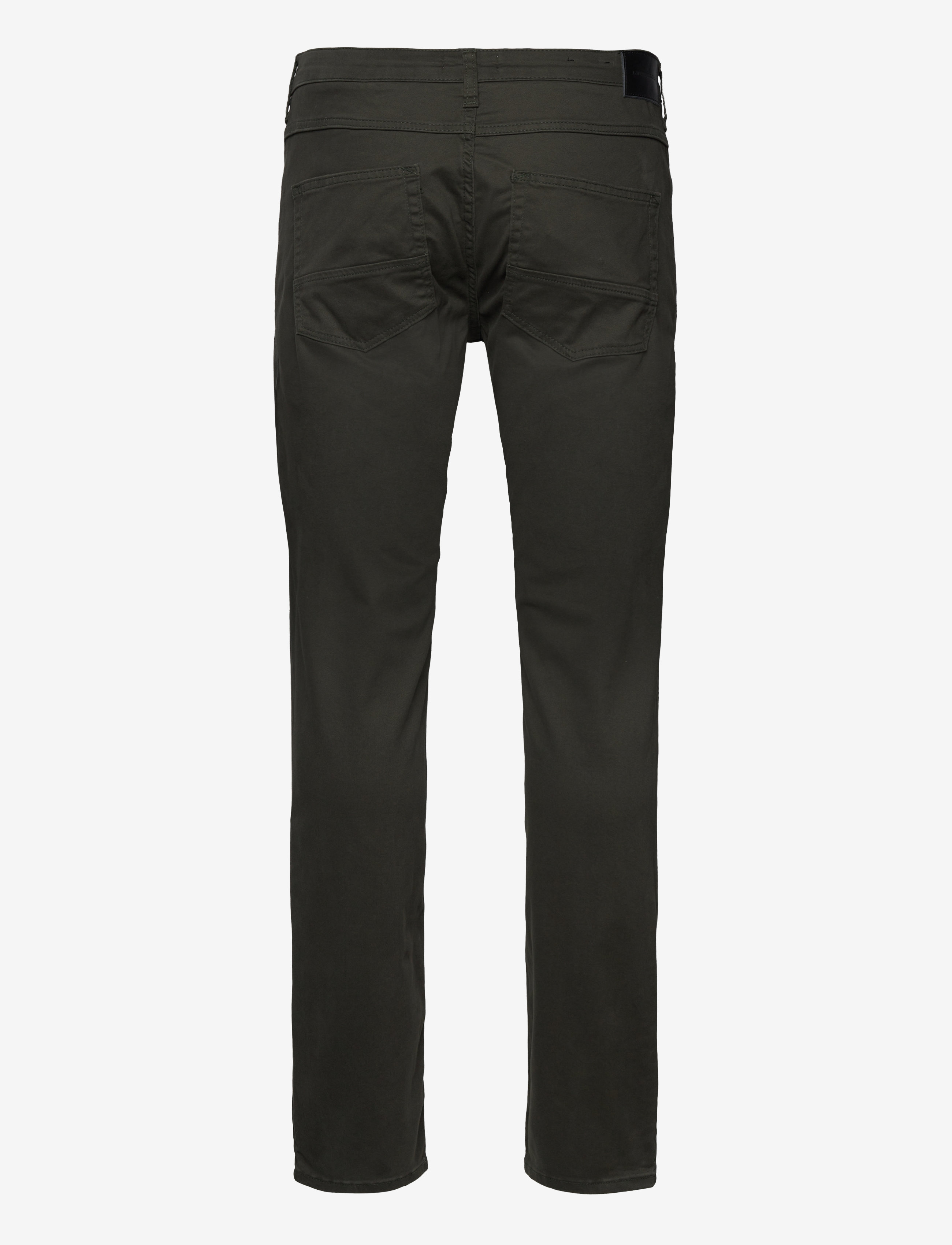 Lindbergh Black - 1927: Superflex 5 pocket cashmere touch pants - kitsad teksad - army - 2