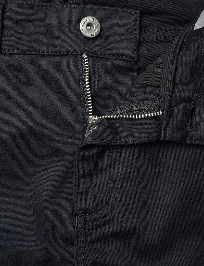 Lindbergh Black - 1927: Superflex 5 pocket cashmere touch pants - kitsad teksad - black - 3