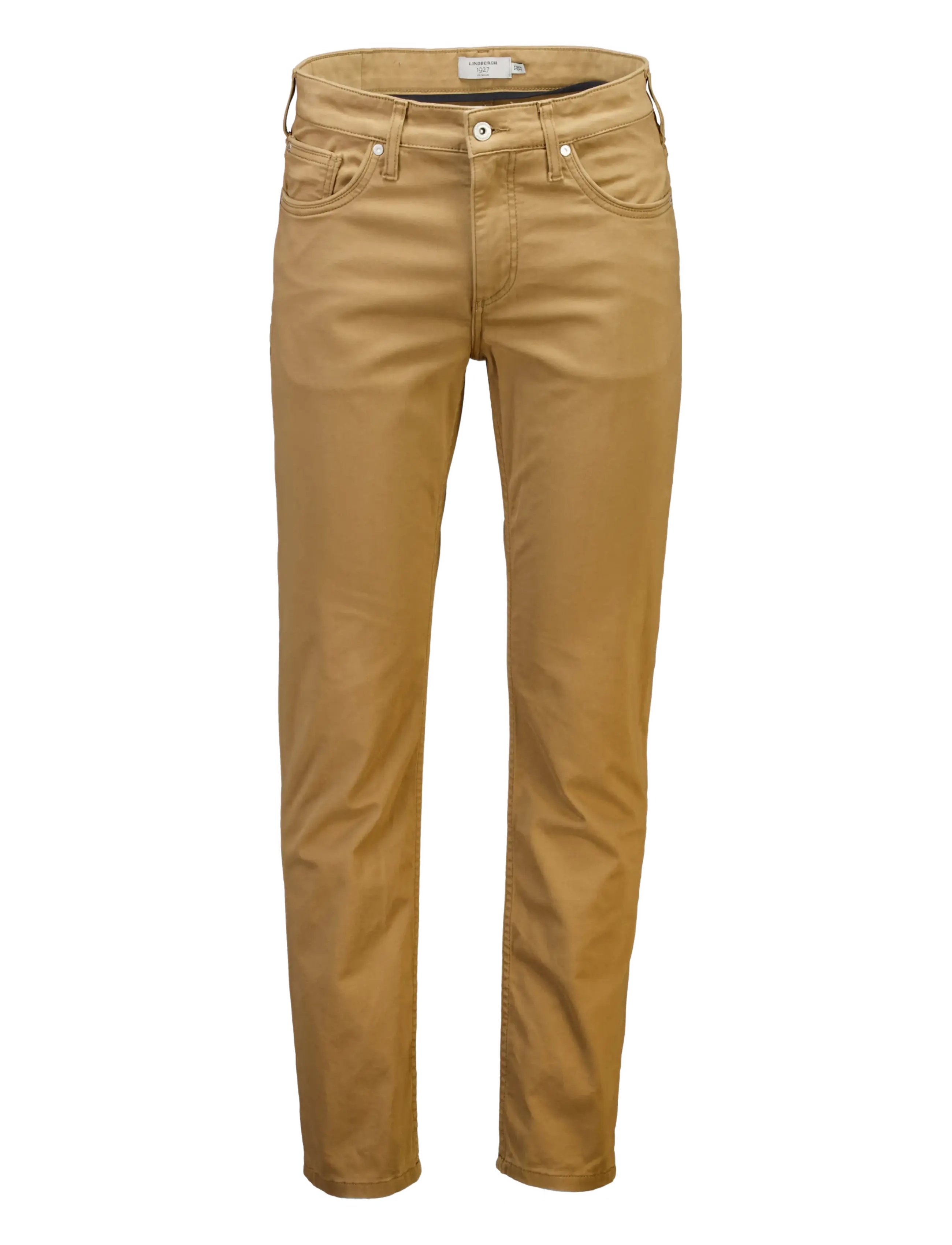 Lindbergh Black - 1927: Superflex 5 pocket cashmere touch pants - slim-fit jeans - dk dusty sand - 1