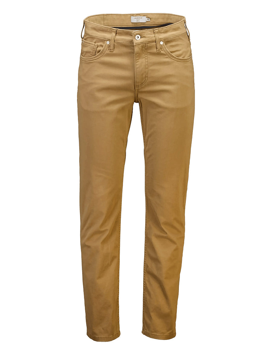 Lindbergh Black - 1927: Superflex 5 pocket cashmere touch pants - slim-fit jeans - dk dusty sand - 1