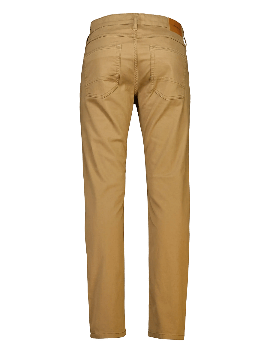 Lindbergh Black - 1927: Superflex 5 pocket cashmere touch pants - slim-fit jeans - dk dusty sand - 2