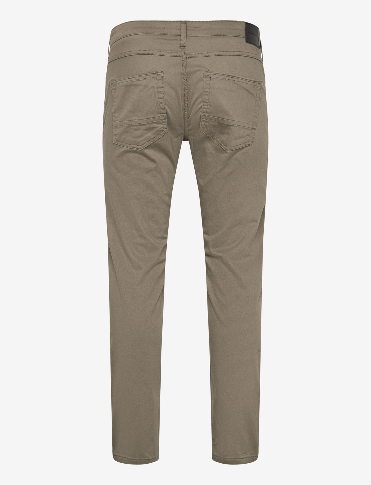 Lindbergh Black - 1927: Superflex 5 pocket cashmere touch pants - kitsad teksad - dk olive - 1