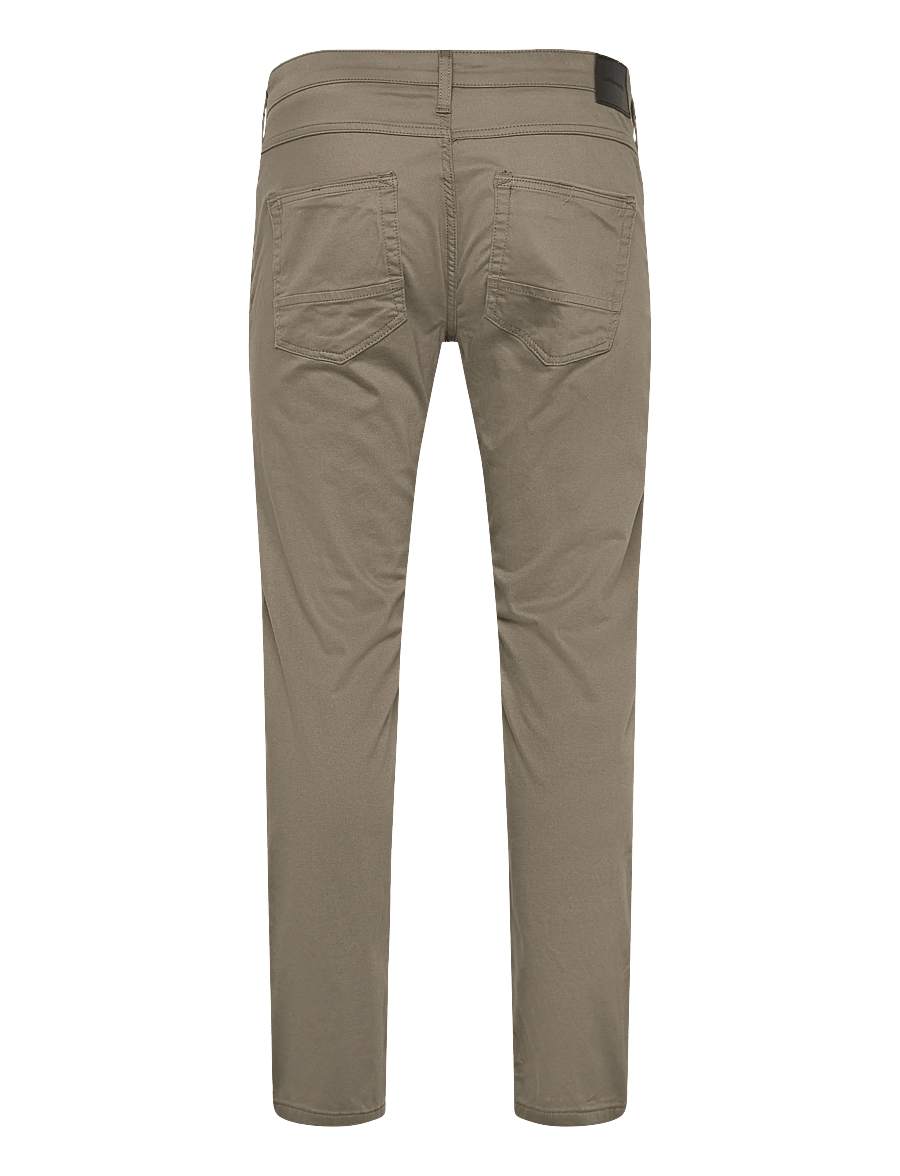 Lindbergh Black - 1927: Superflex 5 pocket cashmere touch pants - slim jeans - dk olive - 1