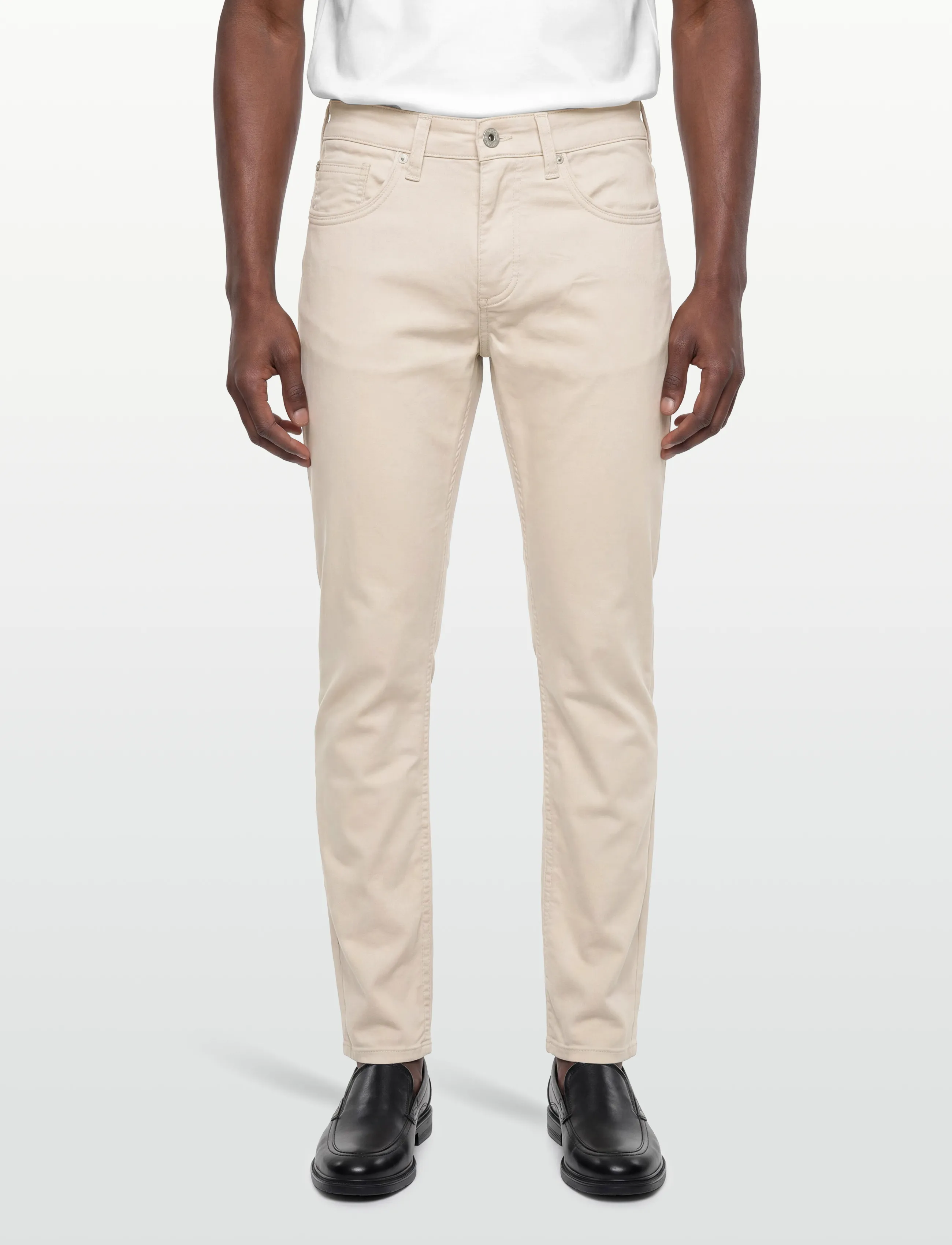 Lindbergh Black - 1927: Superflex 5 pocket cashmere touch pants - slim jeans - kit - 3